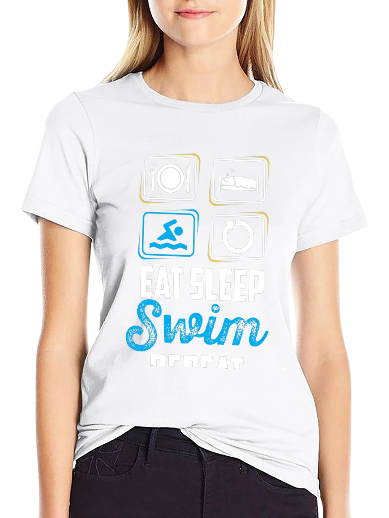 Eat Sleep Swim Repeat T-Shirt