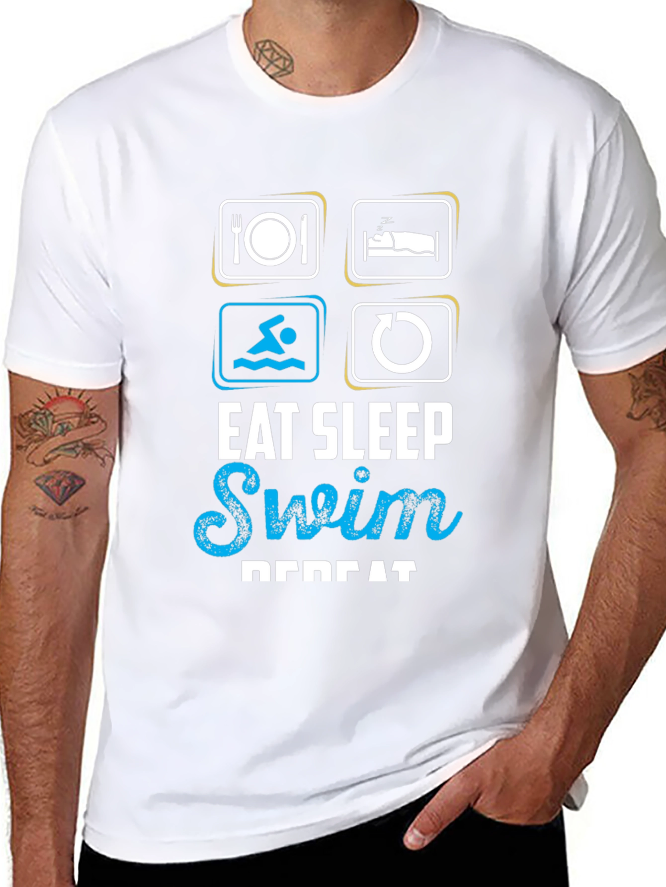 Eat Sleep Swim Repeat T-Shirt