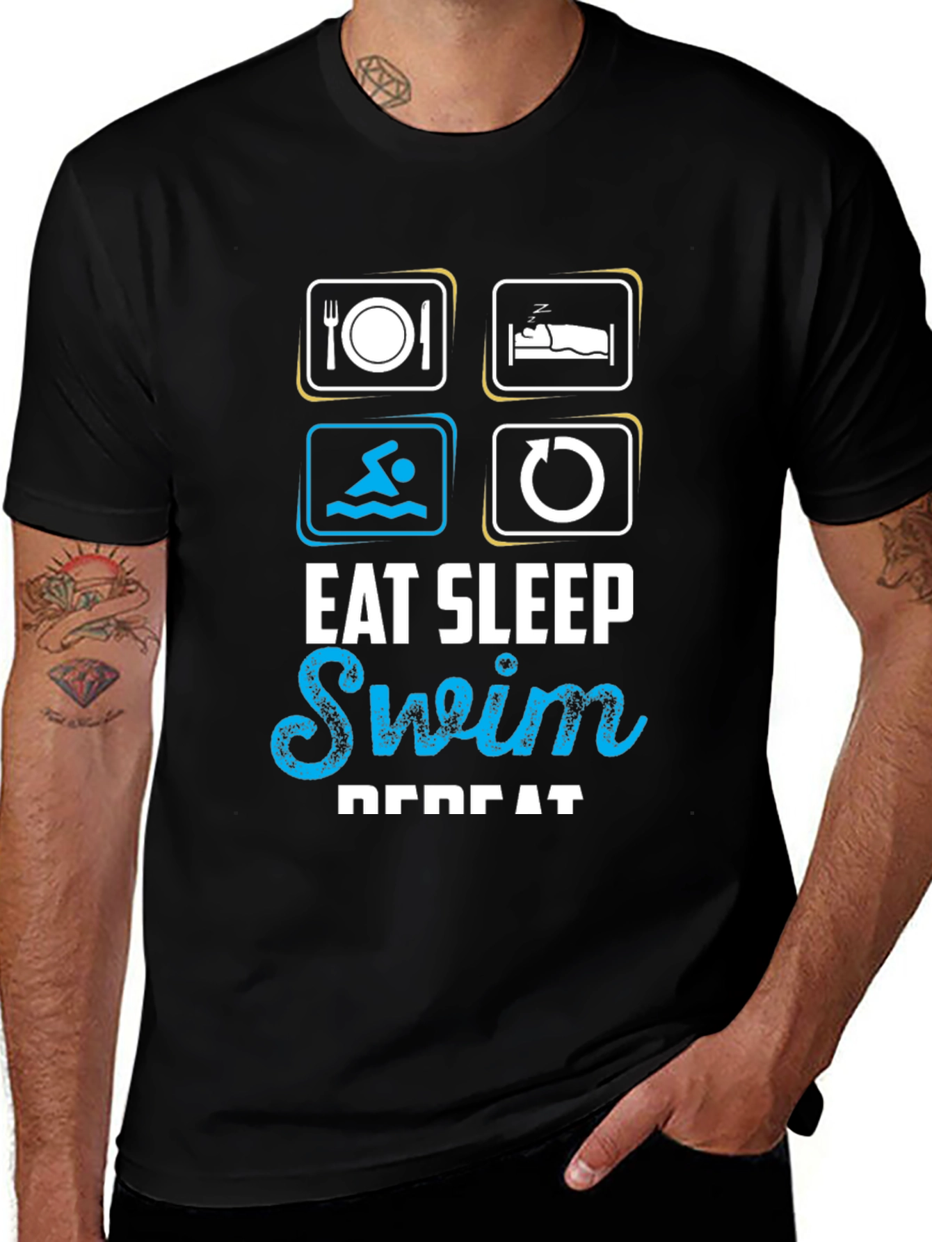 Eat Sleep Swim Repeat T-Shirt