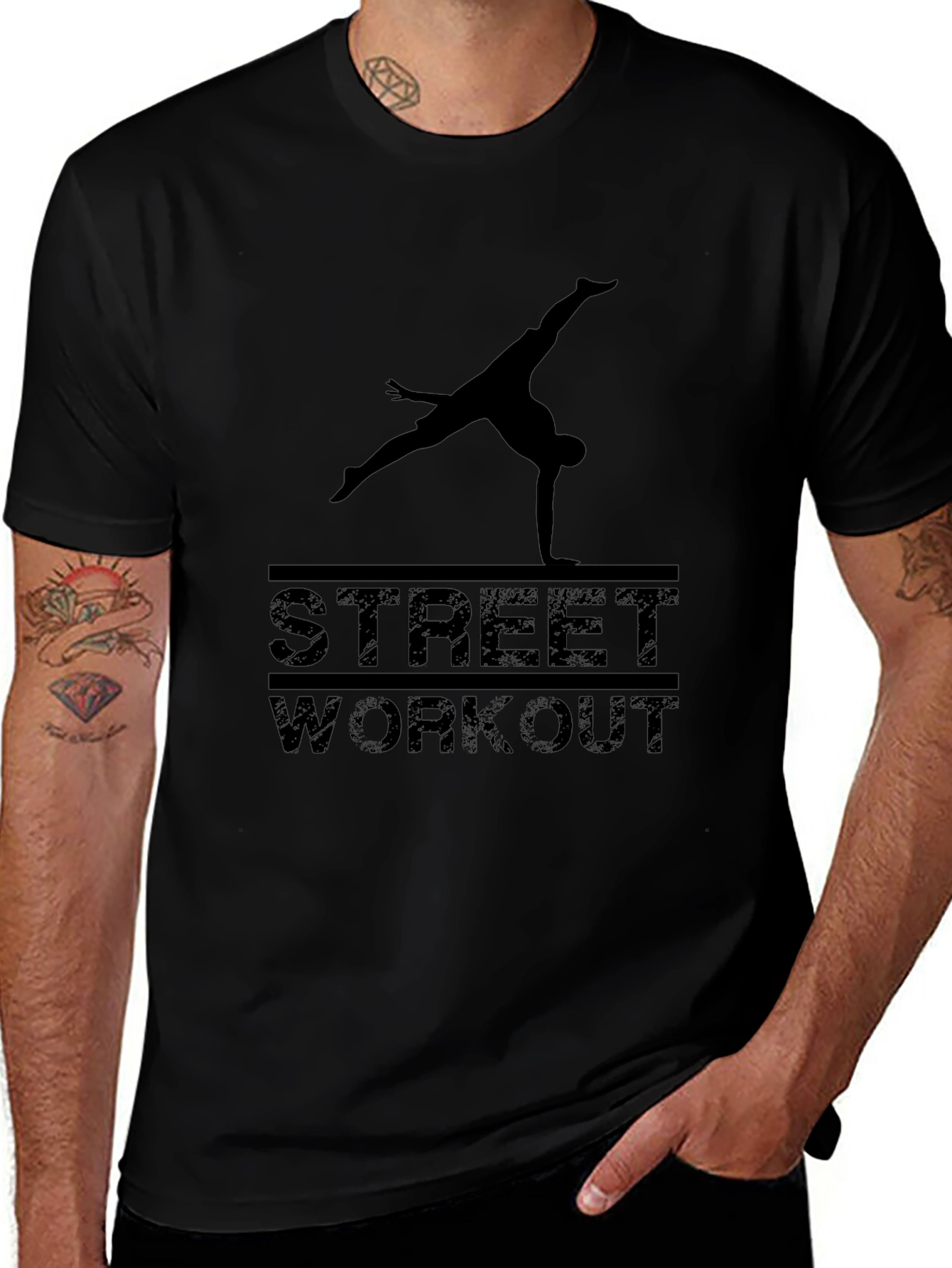 Street Workout Black T-Shirt