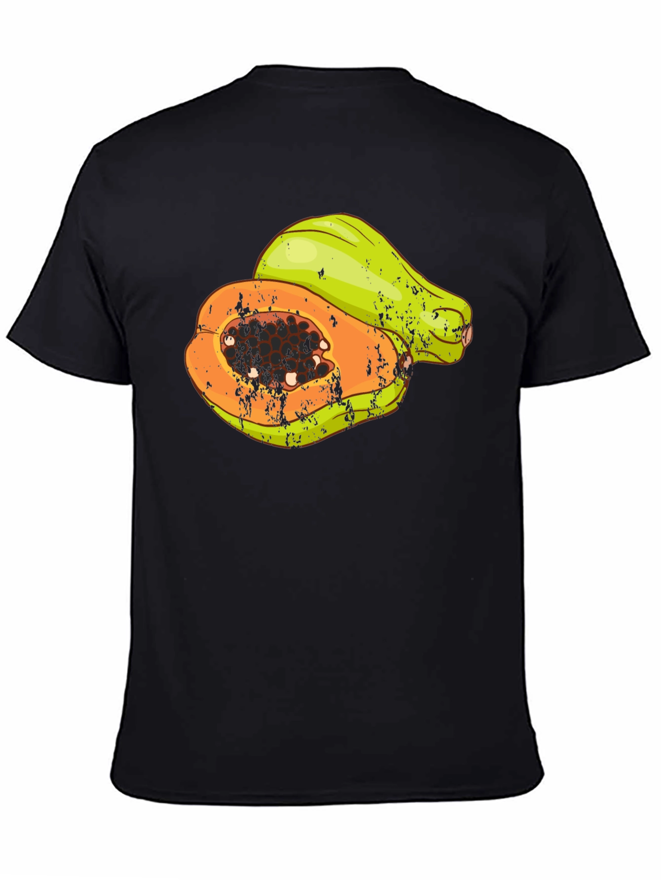 Papaya Graphic Tee - Tropical Fruit T-Shirt