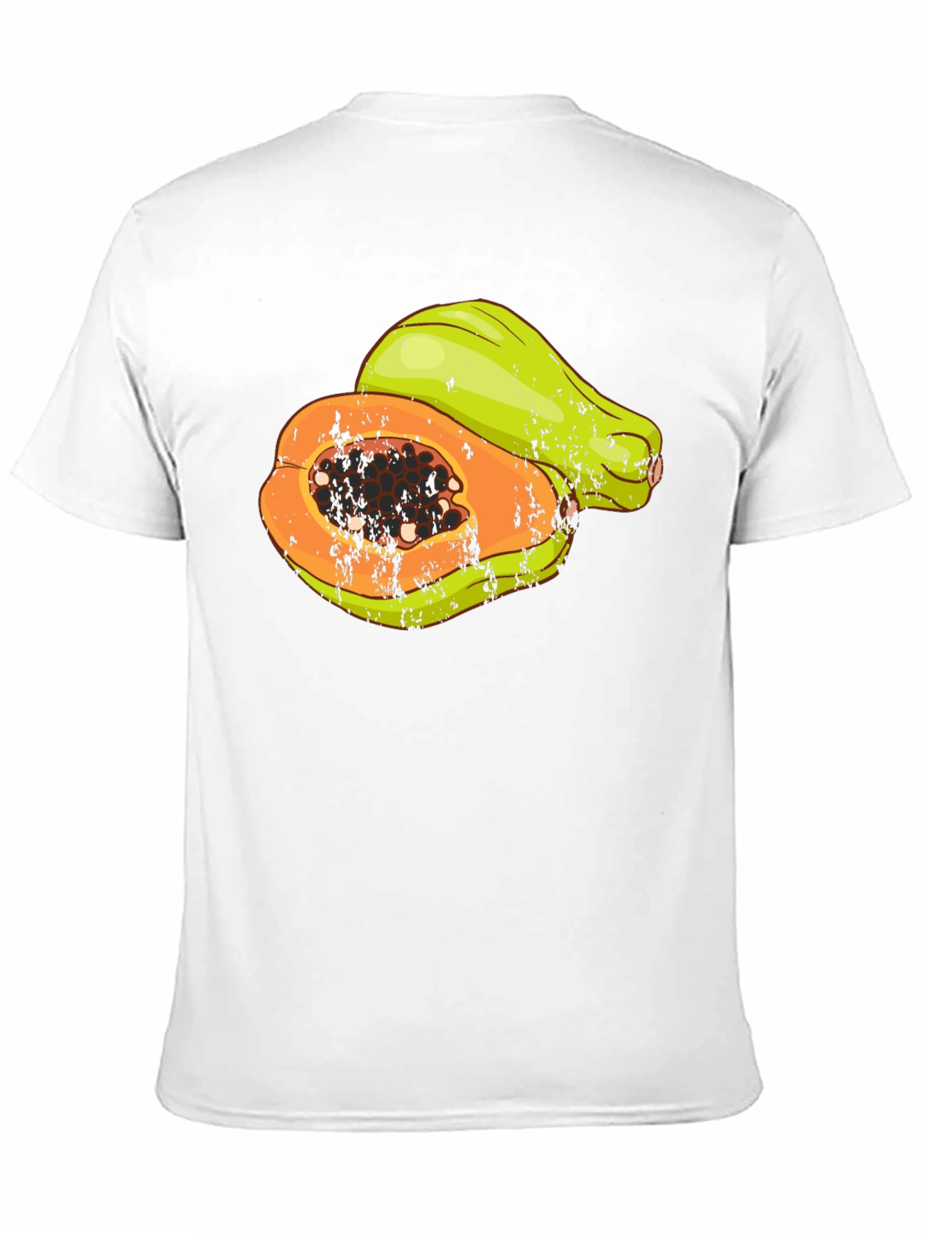 Papaya Graphic Tee - Tropical Fruit T-Shirt