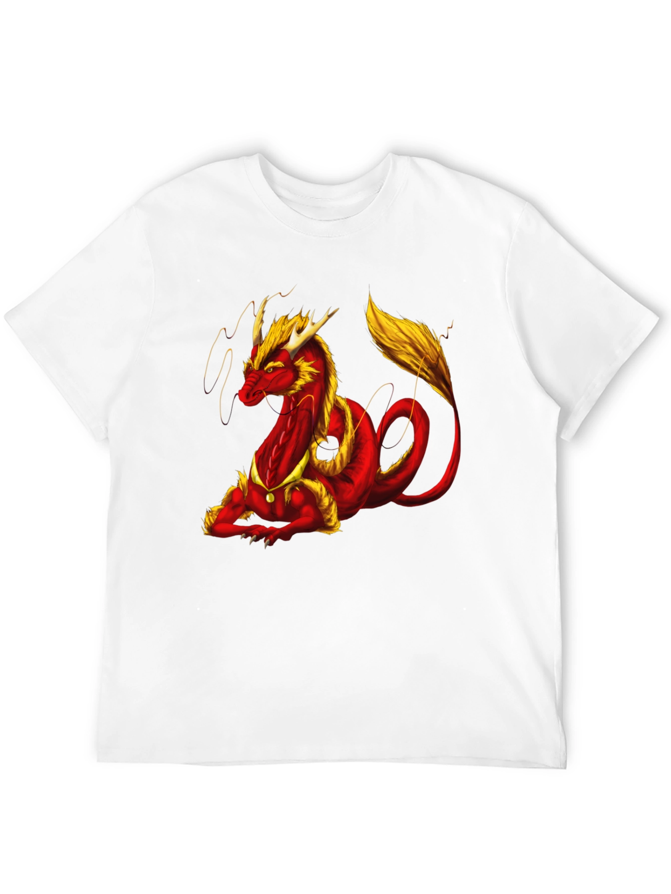 Dragon Graphic Black T-Shirt for Men