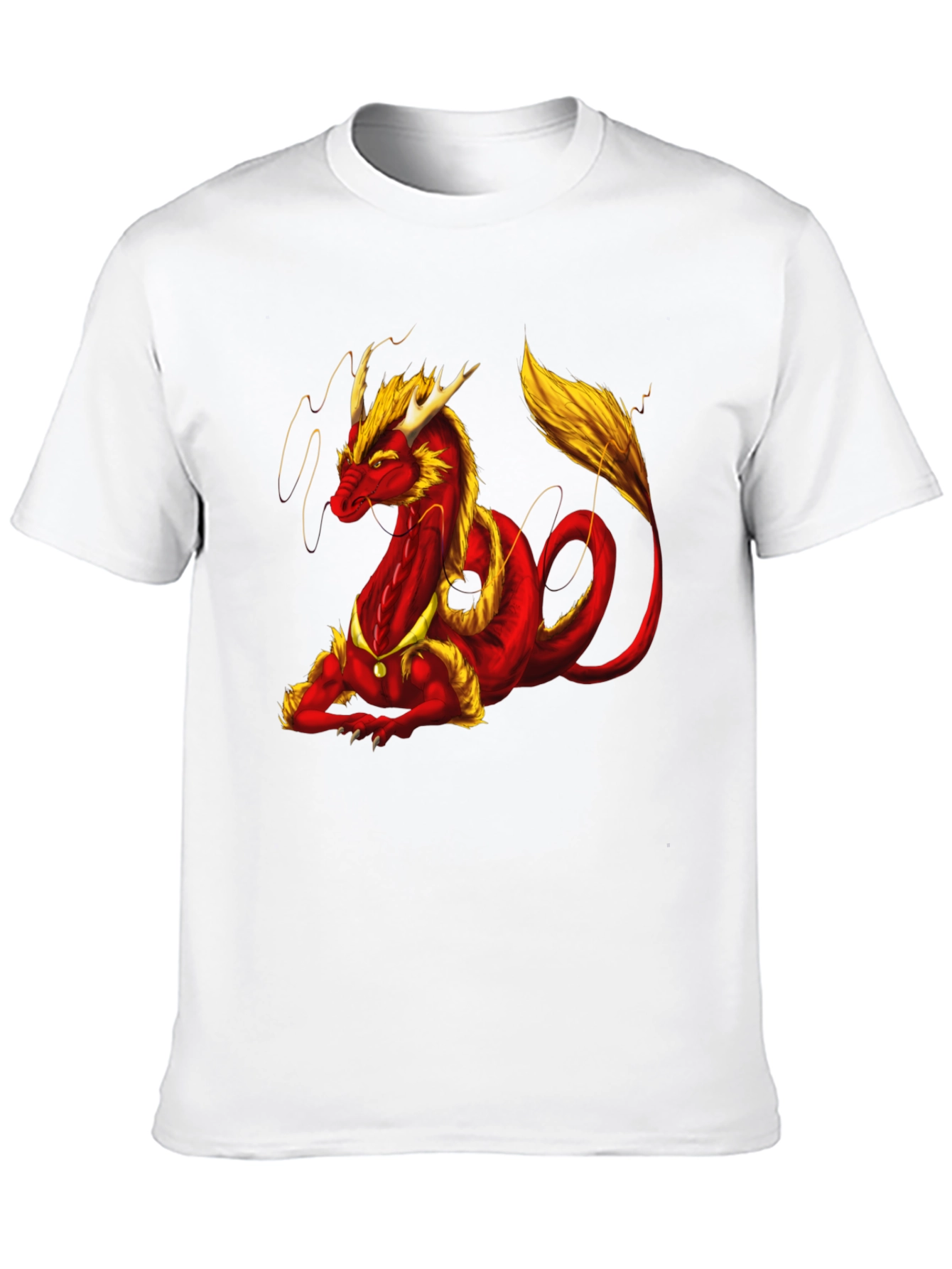 Dragon Graphic Black T-Shirt for Men