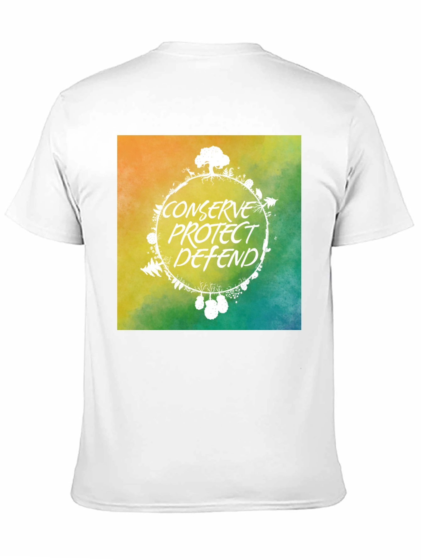 Eco-Friendly Graphic Tee: Conserve Protect Defend