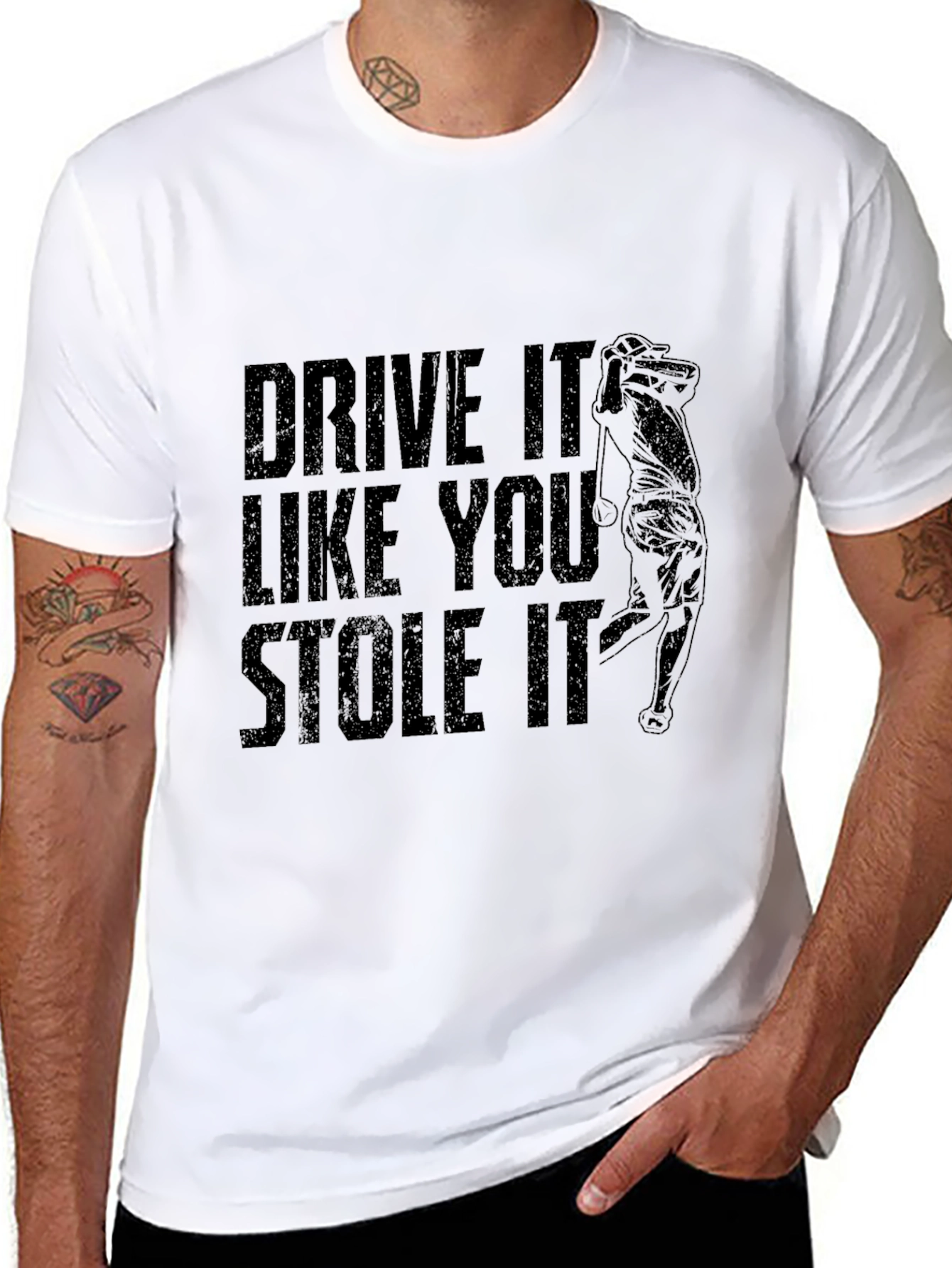 Drive It Like You Stole It Black T-Shirt