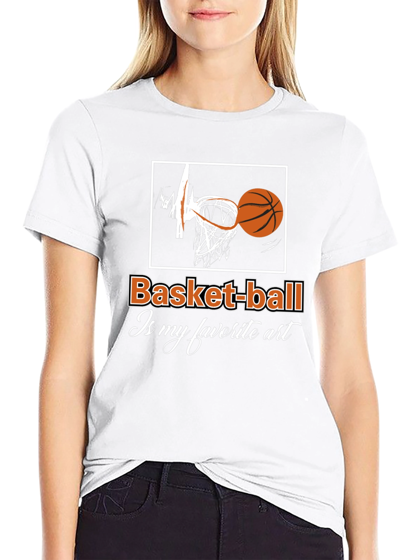 Basketball Is My Favorite Art T-Shirt