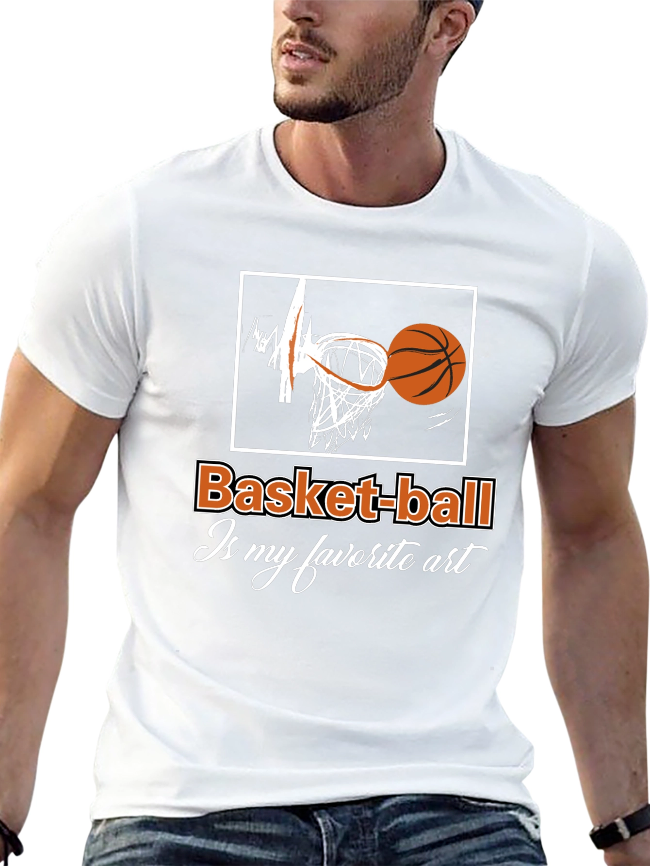 Basketball Is My Favorite Art T-Shirt