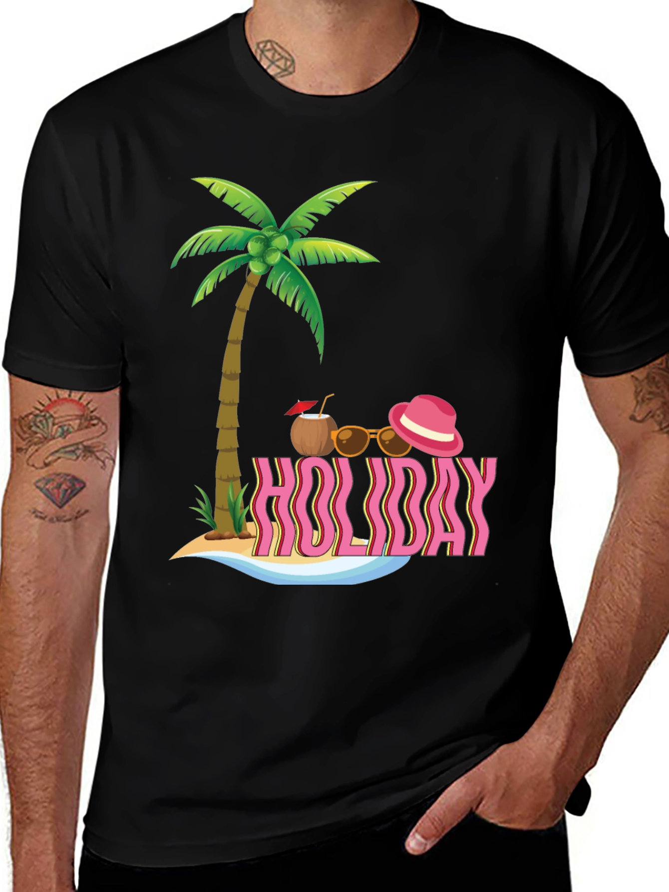 Tropical Holiday T-Shirt - Island Vibes