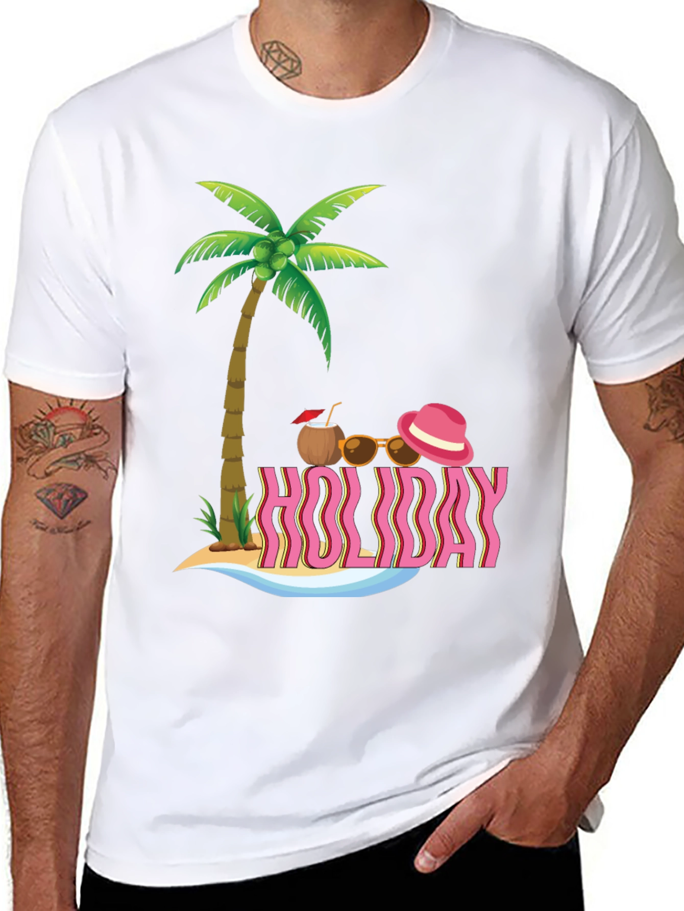 Tropical Holiday T-Shirt - Island Vibes