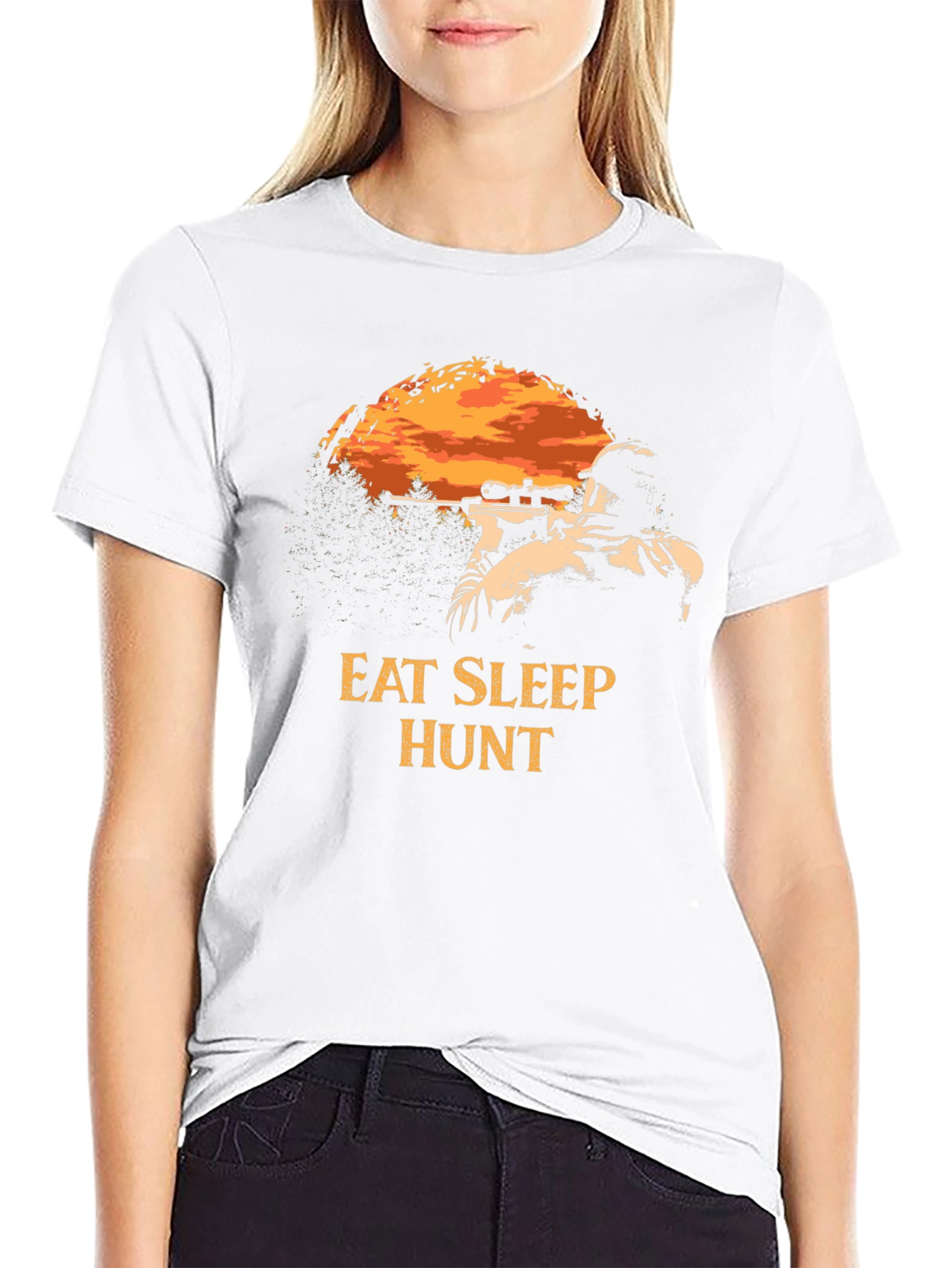 Eat Sleep Hunt Graphic T-Shirt - Mens Hunting Apparel
