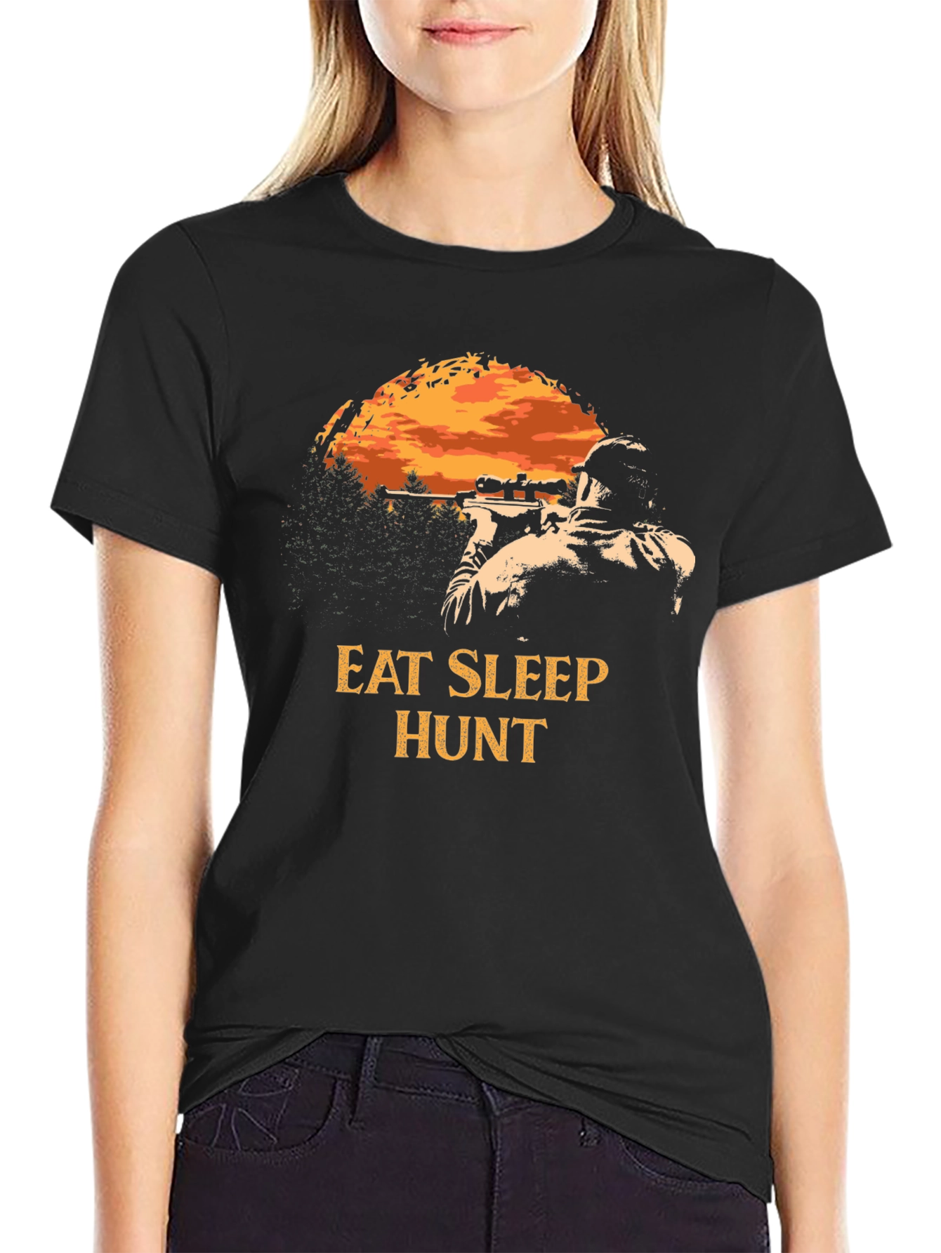 Eat Sleep Hunt Graphic T-Shirt - Mens Hunting Apparel