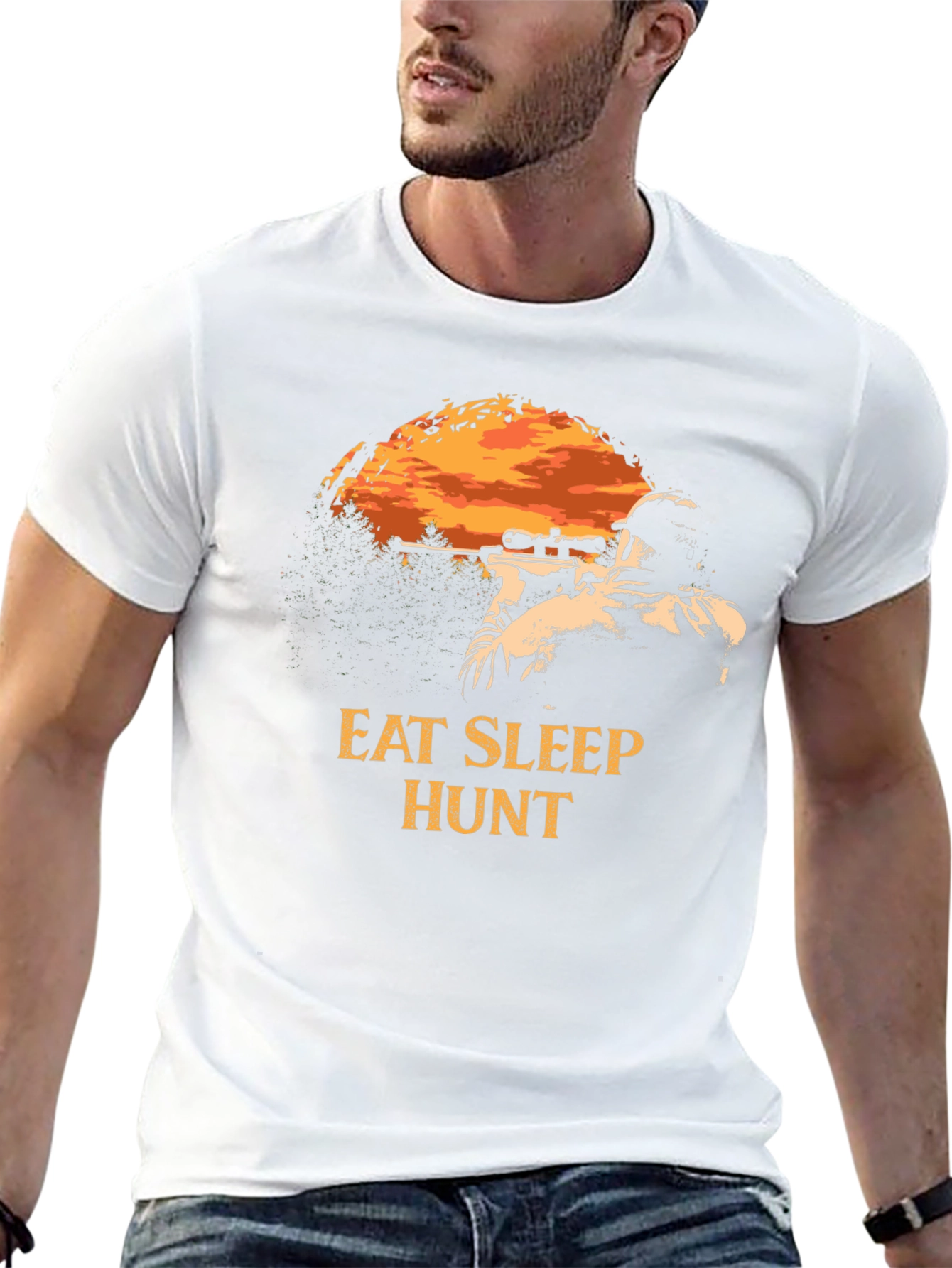 Eat Sleep Hunt Graphic T-Shirt - Mens Hunting Apparel