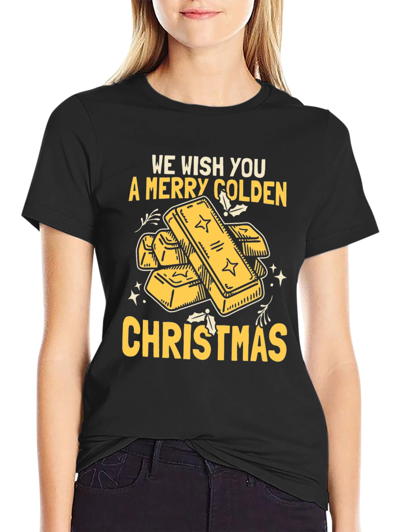 Merry Golden Christmas T-Shirt