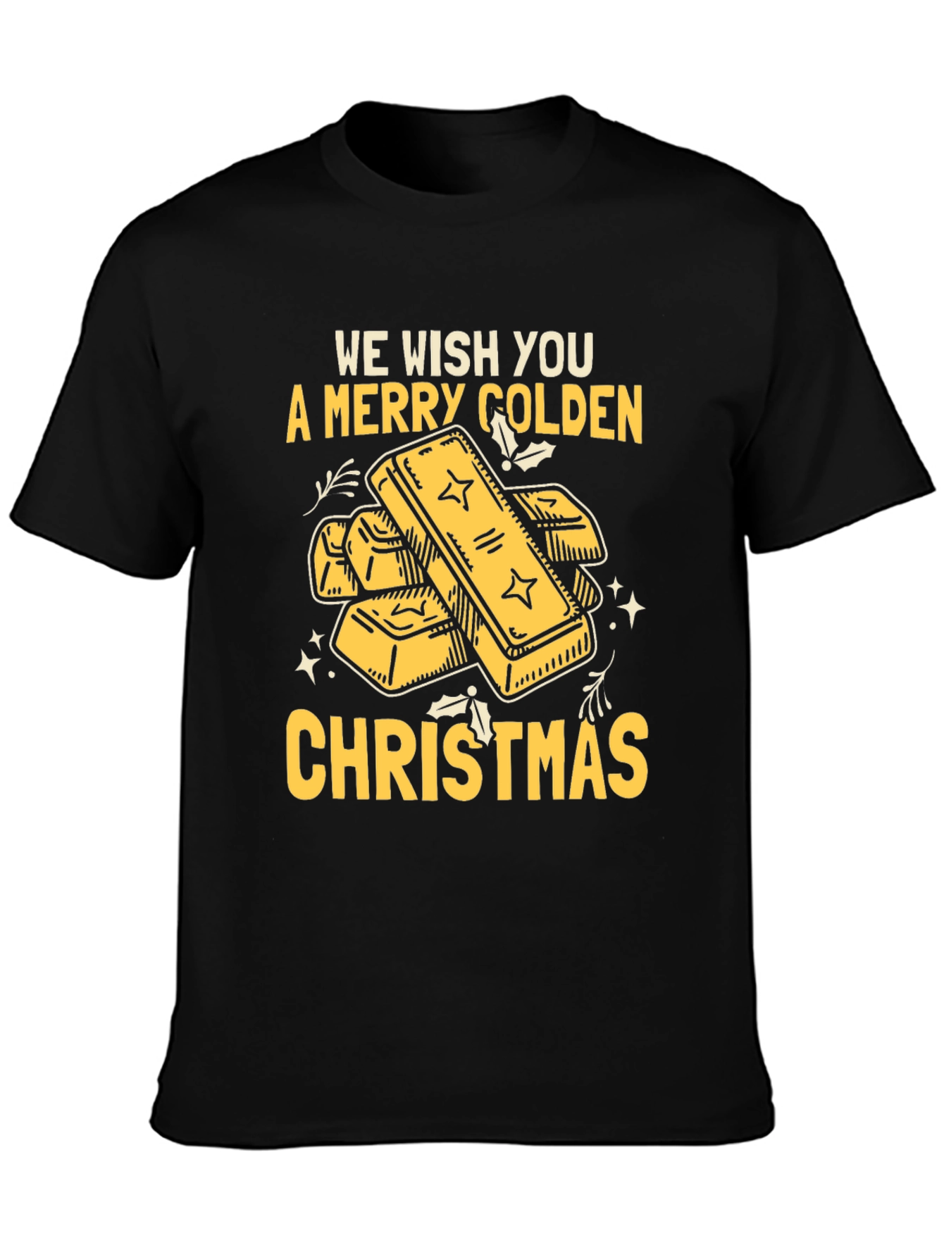 Merry Golden Christmas T-Shirt