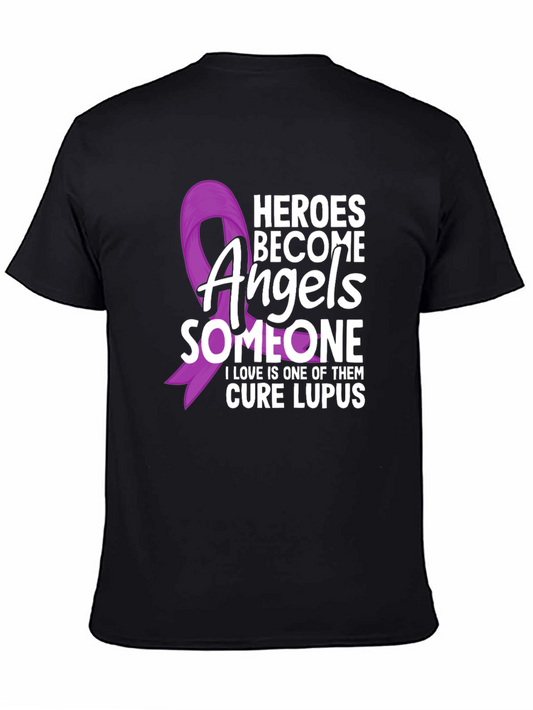 Heroes Become Angels Lupus Awareness T-Shirt