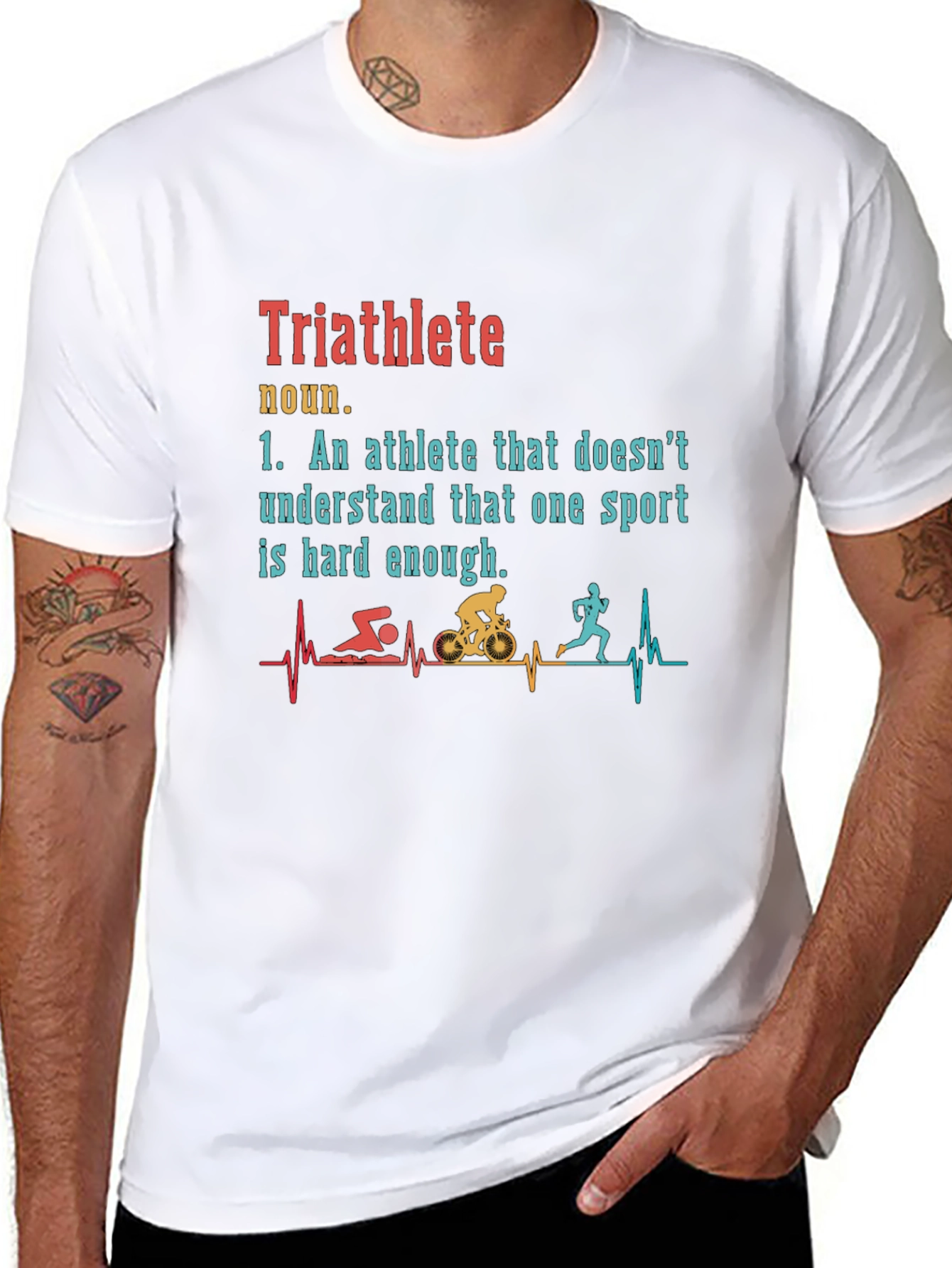 Triathlete Definition T-Shirt - Funny Sports Tee