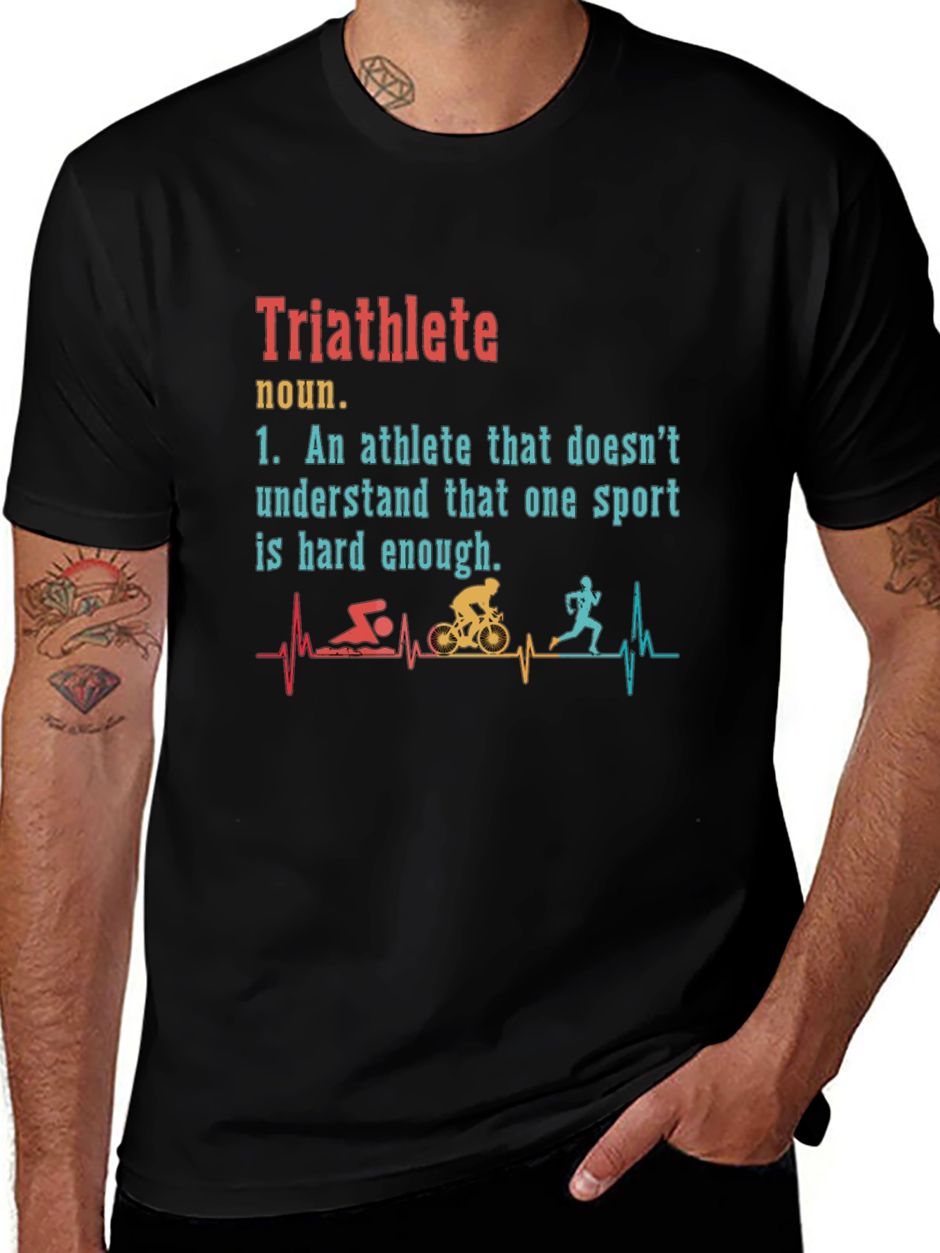 Triathlete Definition T-Shirt - Funny Sports Tee