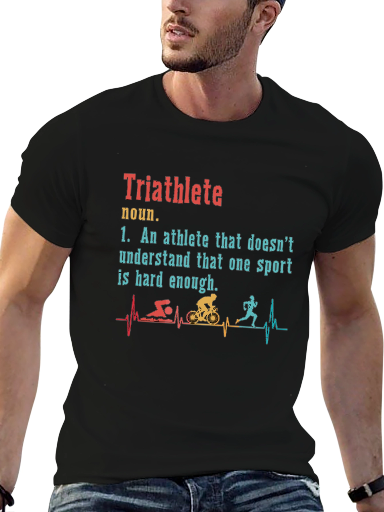 Triathlete Definition T-Shirt - Funny Sports Tee
