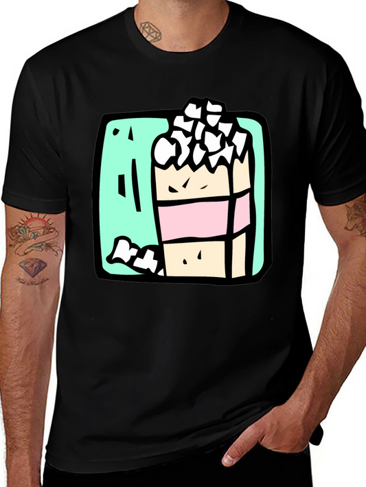 Popcorn Graphic Tee - Movie Night Ready!