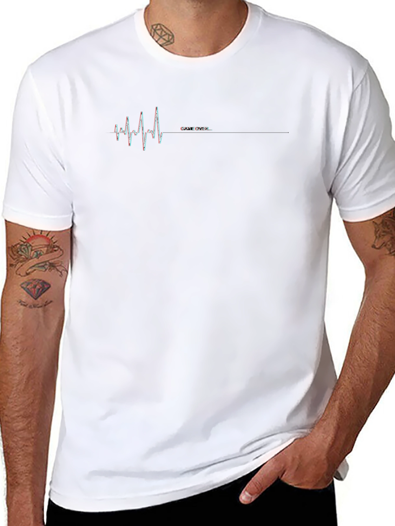 Skate Pulse T-Shirt - Black
