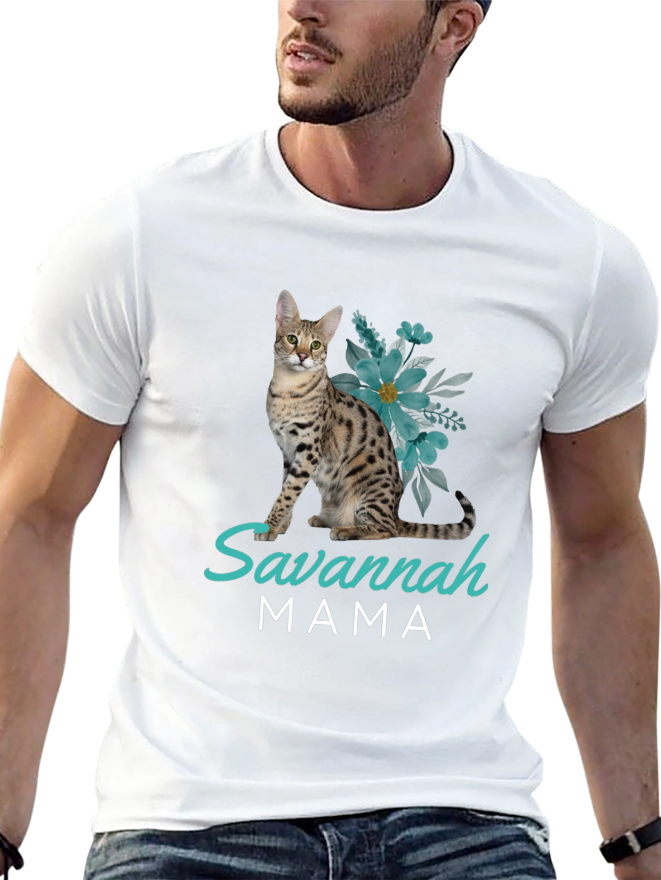 Savannah Cat Mama T-Shirt