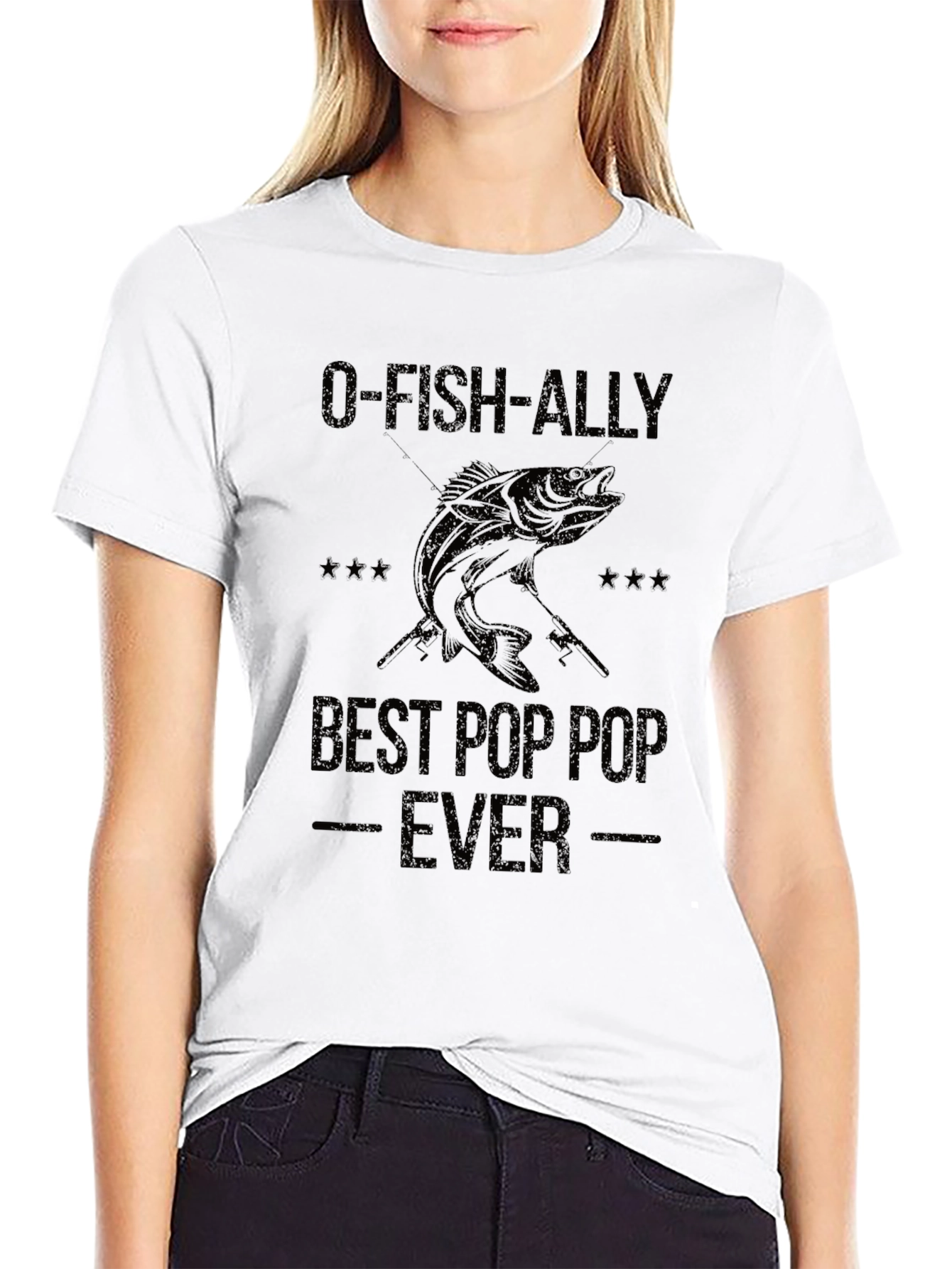 O-FISH-ALLY Best Pop Pop Ever Fishing T-Shirt