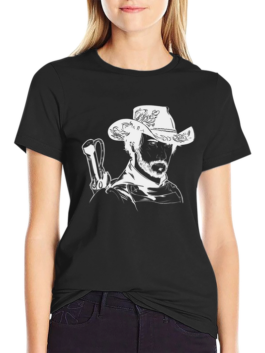 Cowboy Graphic Black T-Shirt