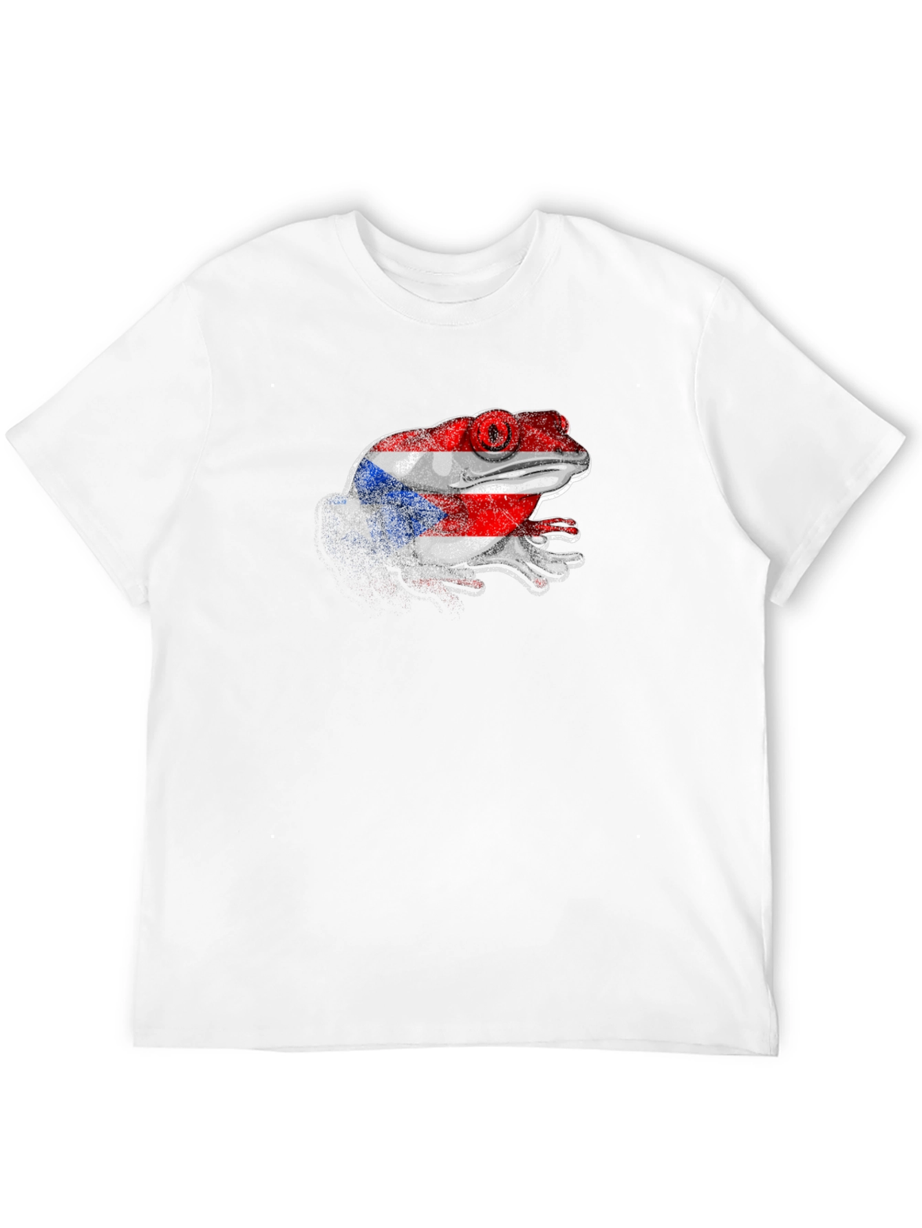 Puerto Rico Flag Coqui Frog Black T-Shirt