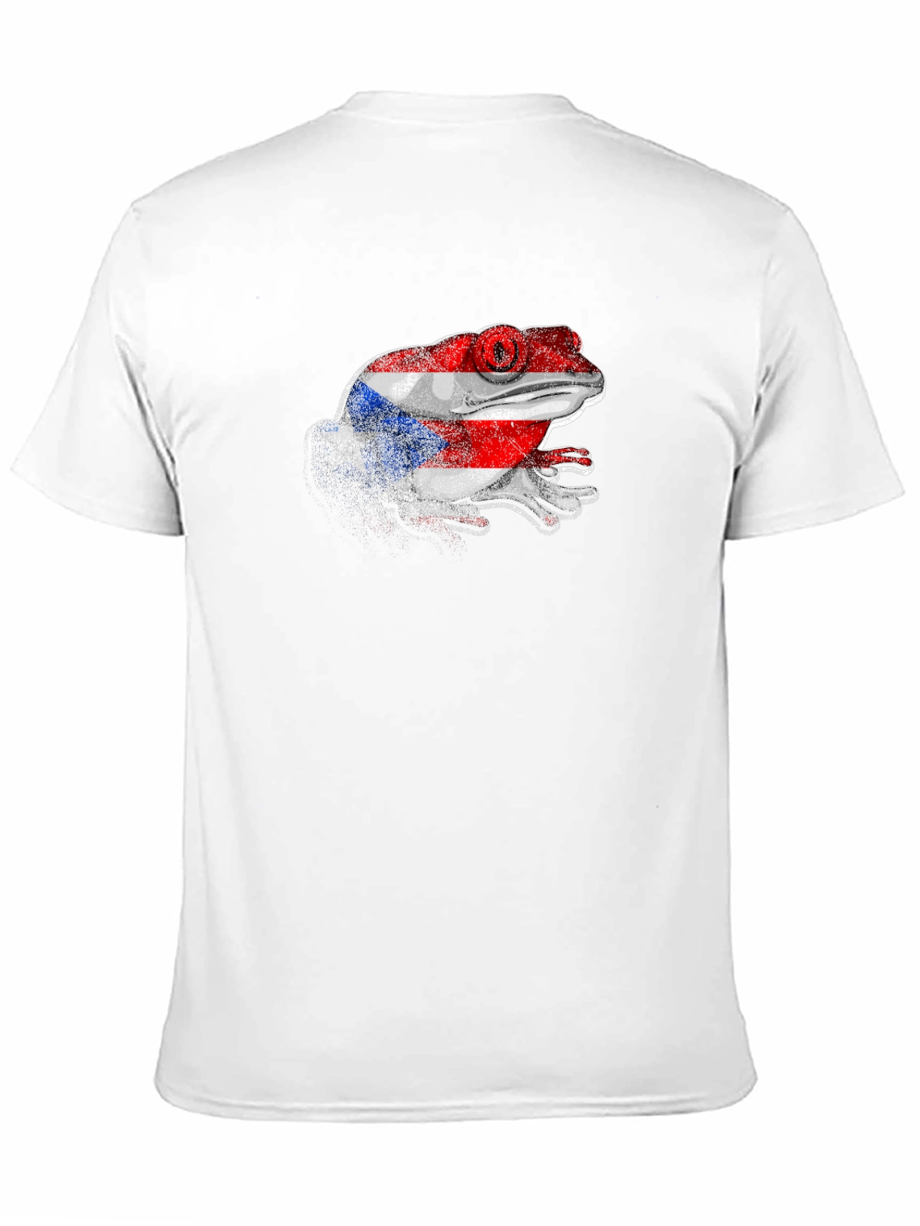 Puerto Rico Flag Coqui Frog Black T-Shirt