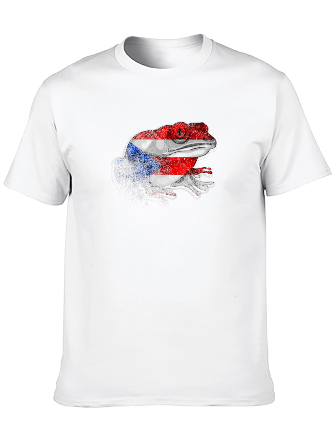Puerto Rico Flag Coqui Frog Black T-Shirt