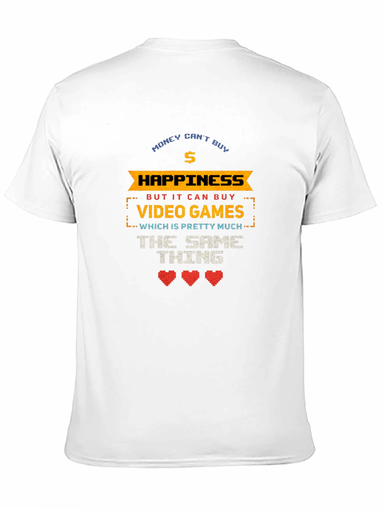 Gamer T-Shirt - Money Cant Buy Happiness