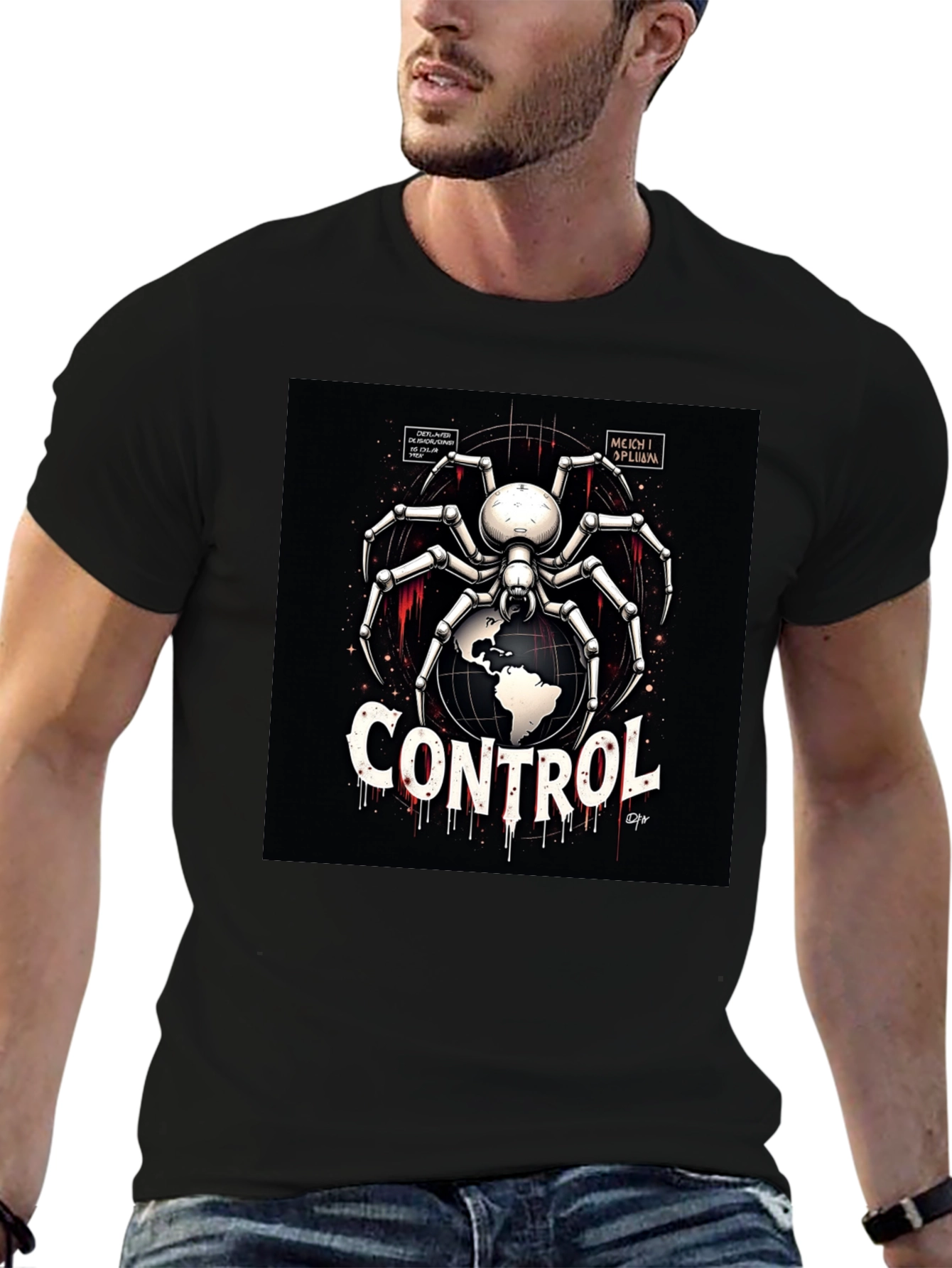 Control Spider Graphic T-Shirt