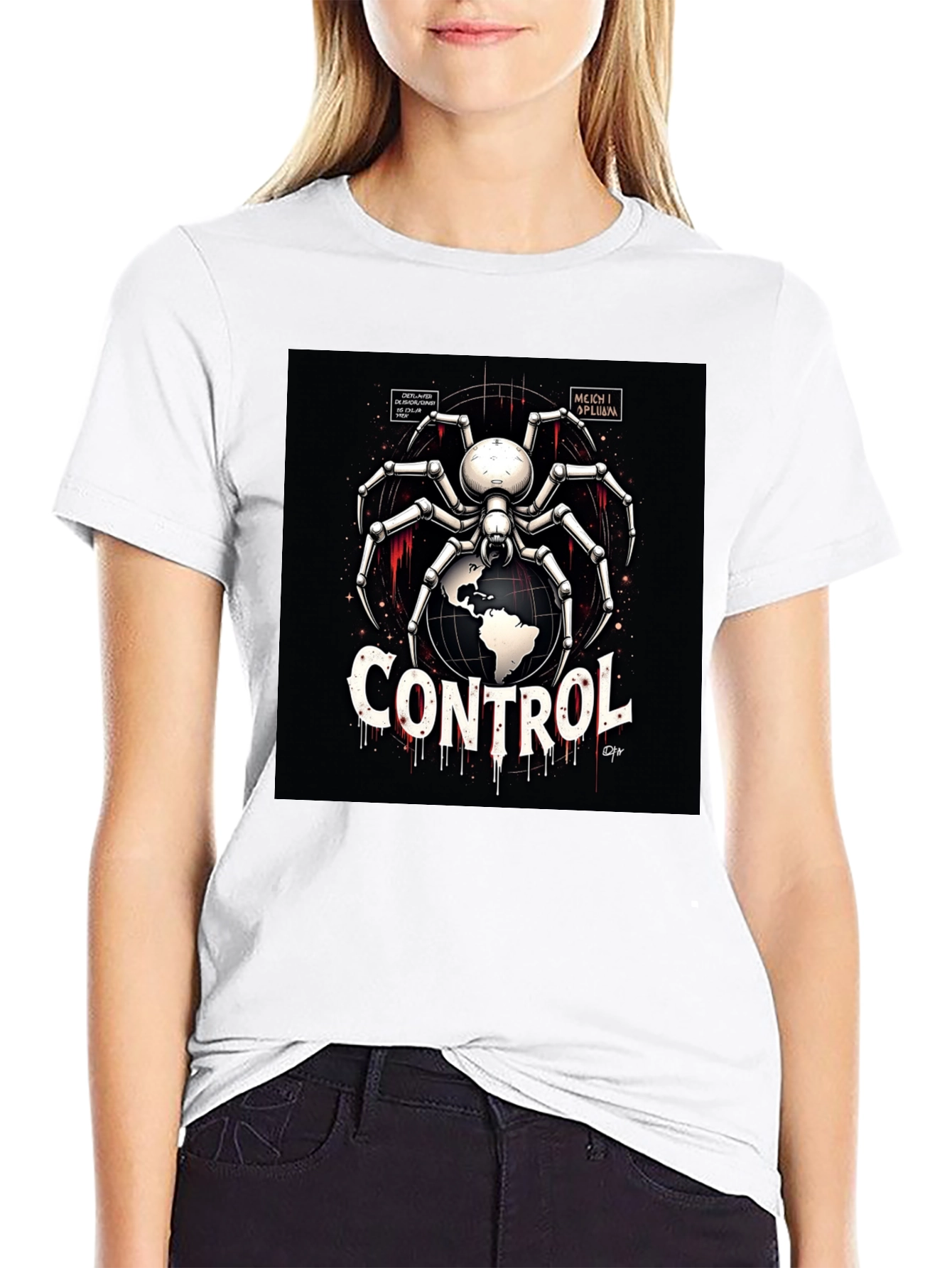 Control Spider Graphic T-Shirt