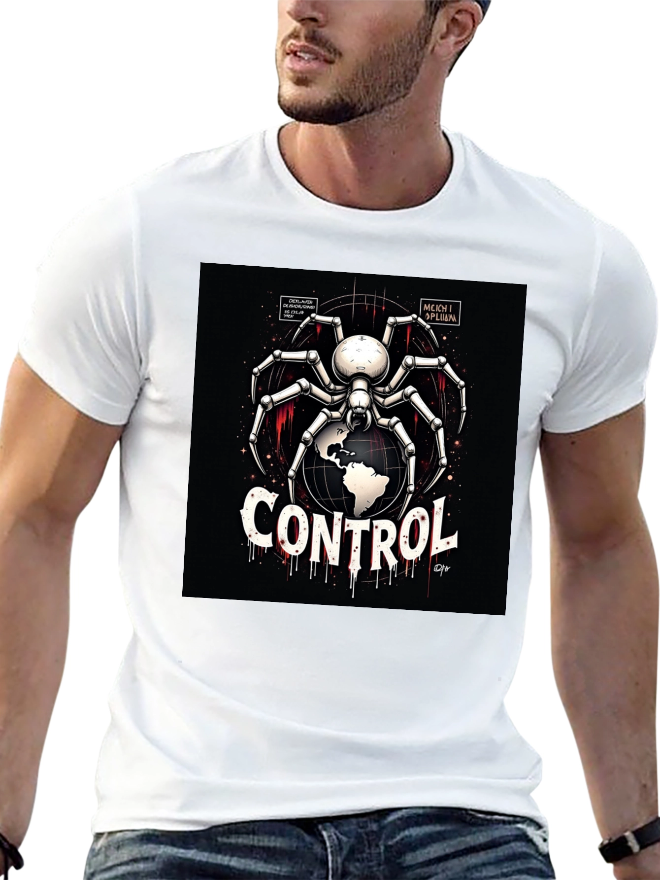Control Spider Graphic T-Shirt