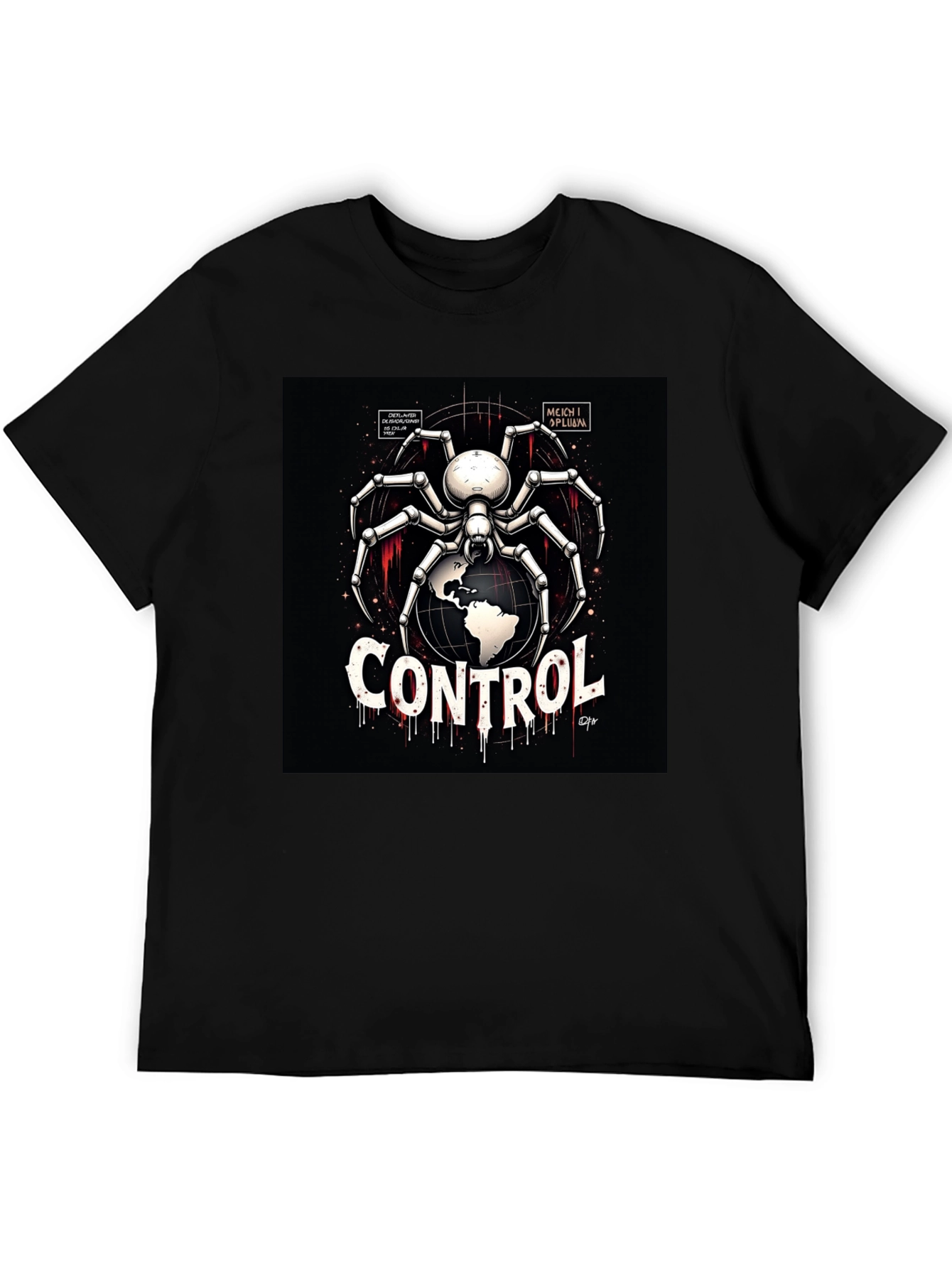 Control Spider Graphic T-Shirt