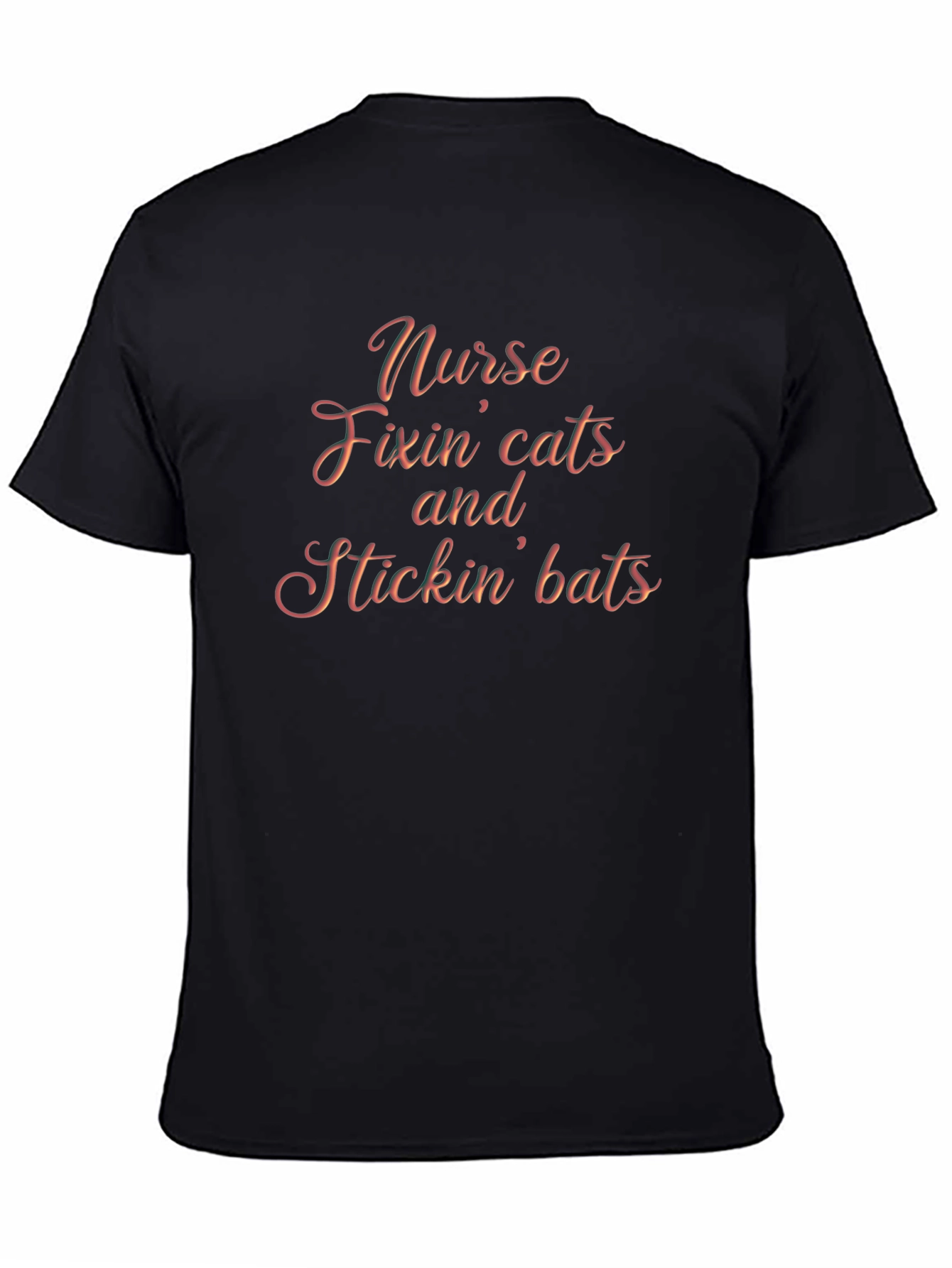 Nurse Fixin Cats and Stickin Bats Graphic Tee