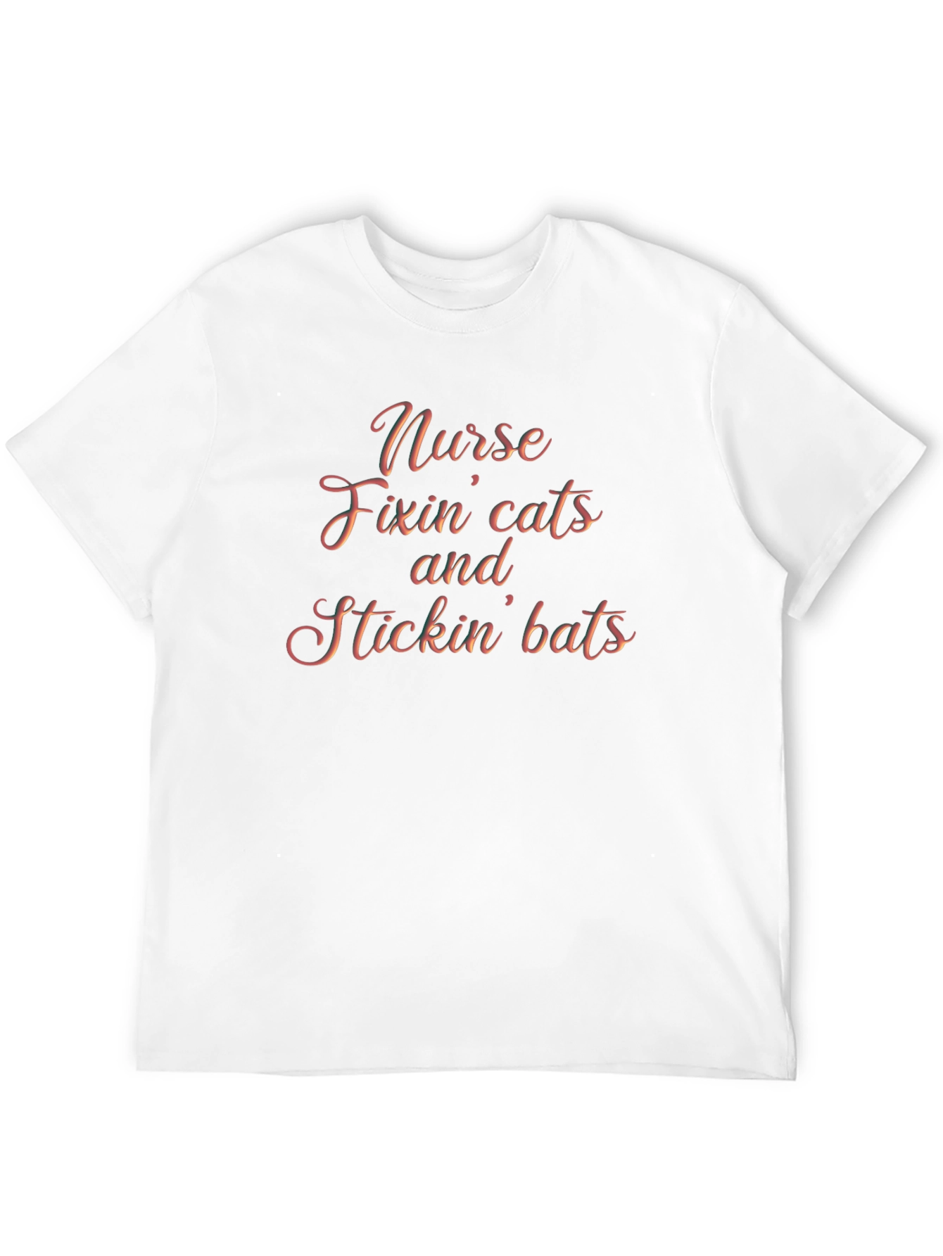 Nurse Fixin Cats and Stickin Bats Graphic Tee