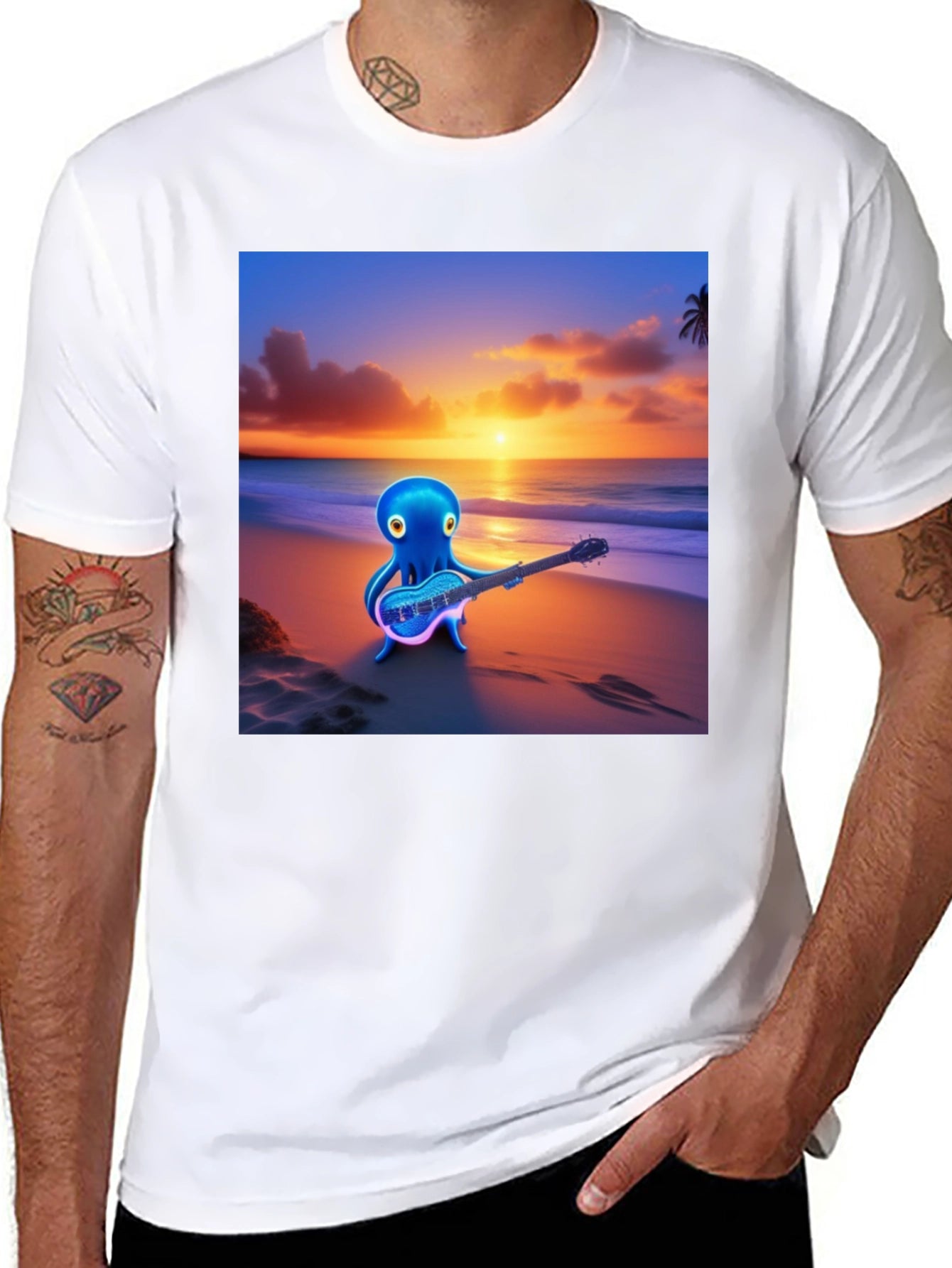 Octopus Guitarist T-Shirt