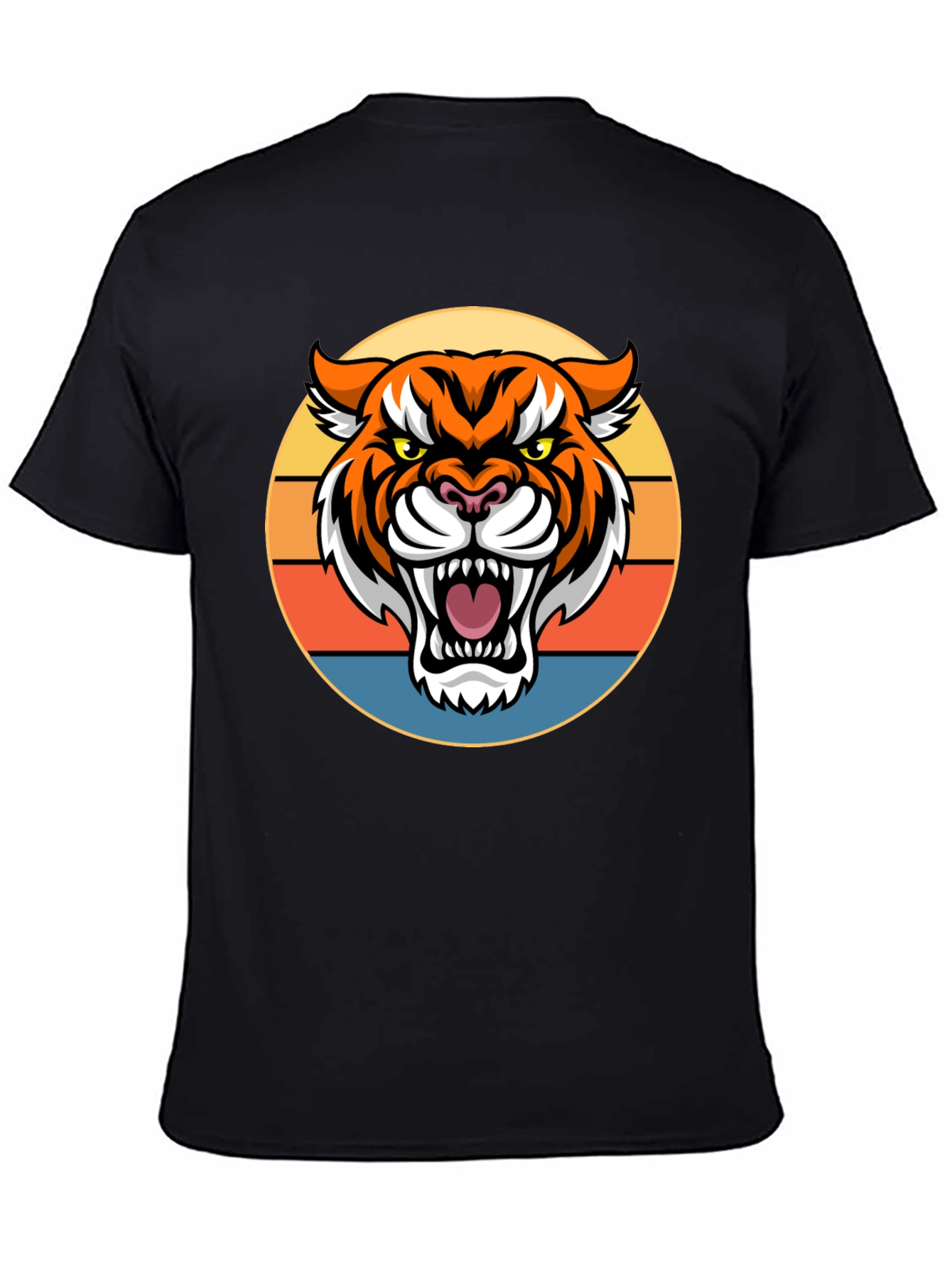 Tiger Graphic Tee - Retro Style