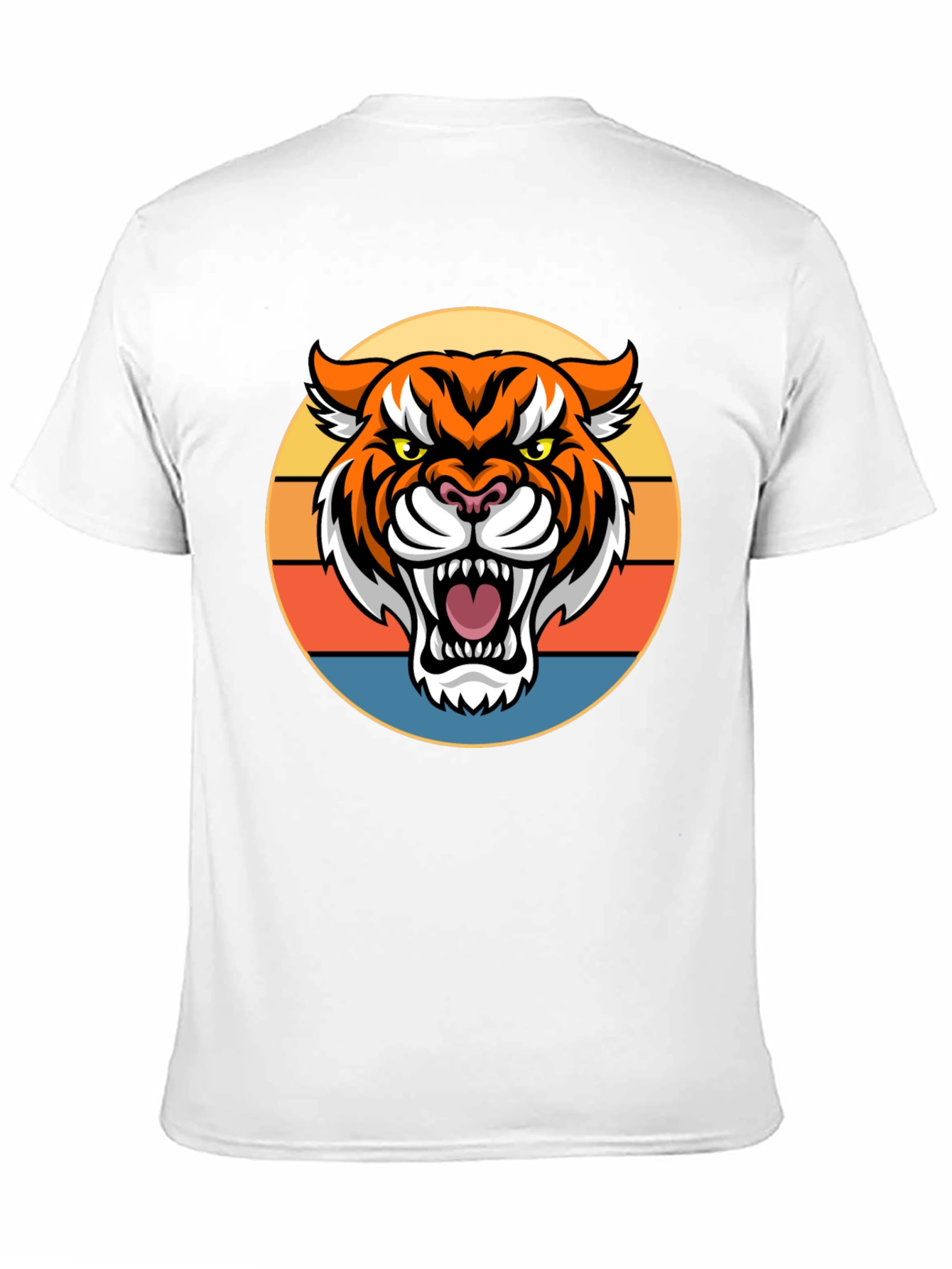 Tiger Graphic Tee - Retro Style