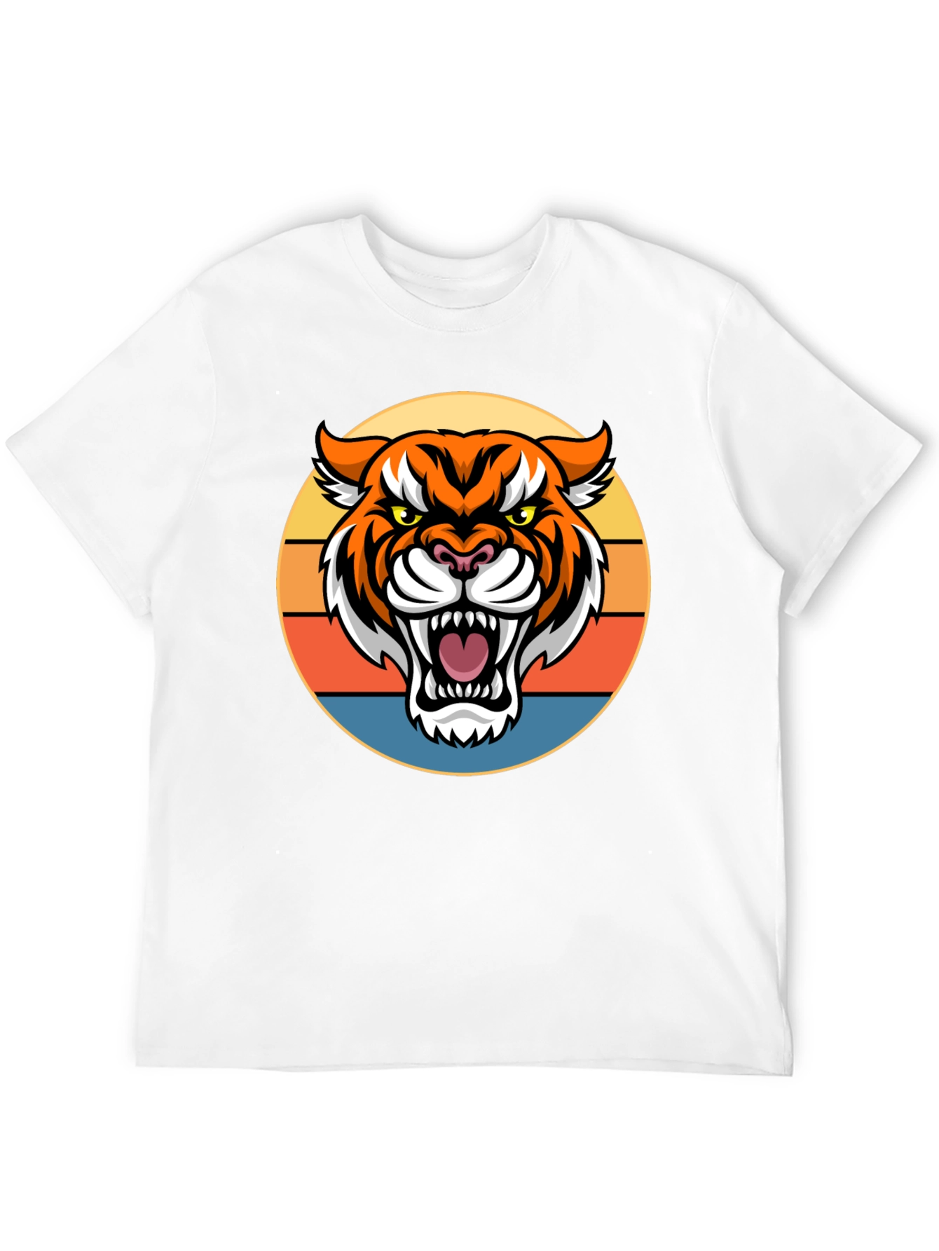 Tiger Graphic Tee - Retro Style