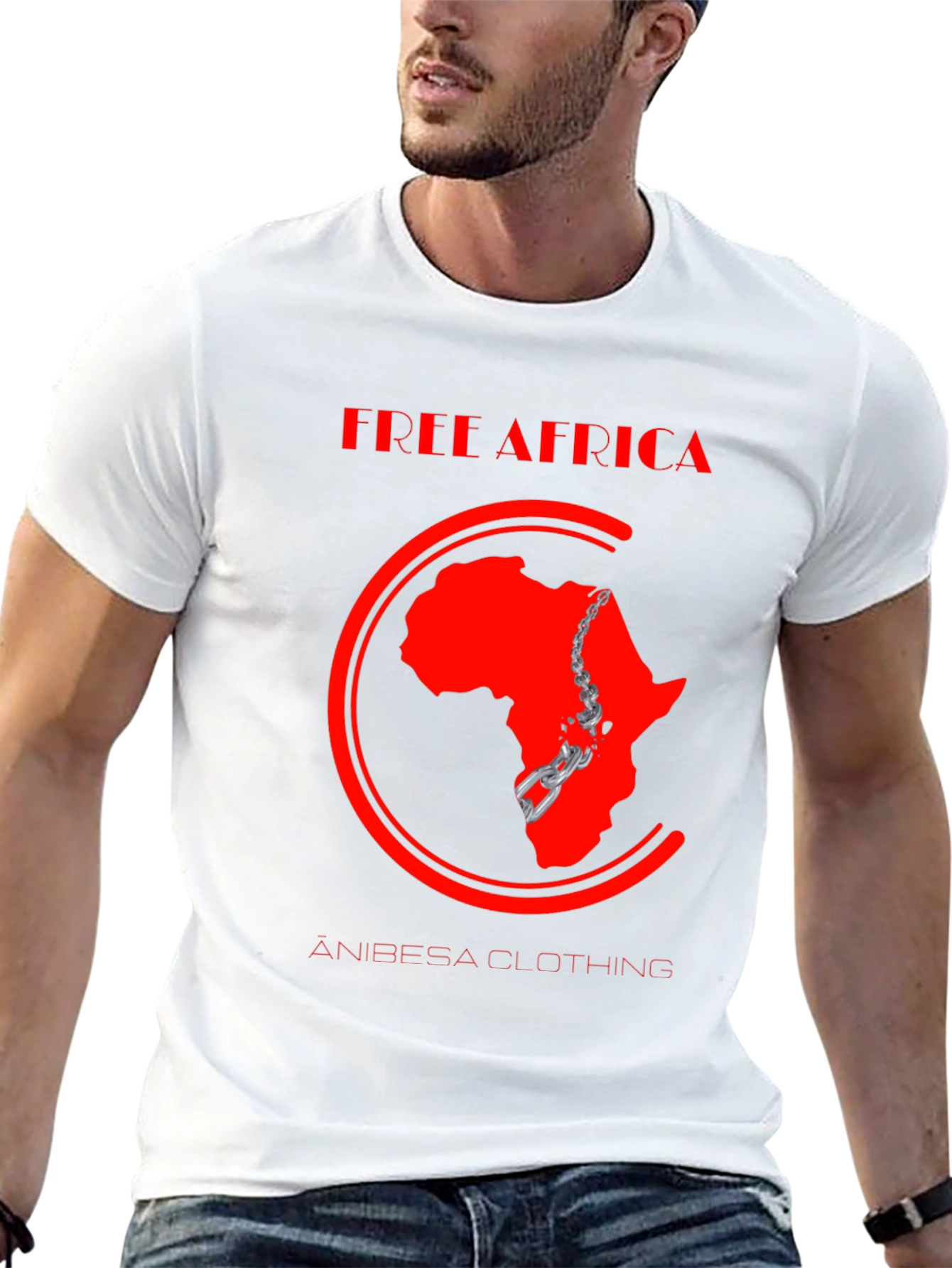 Free Africa T-Shirt - Stylish Graphic Tee