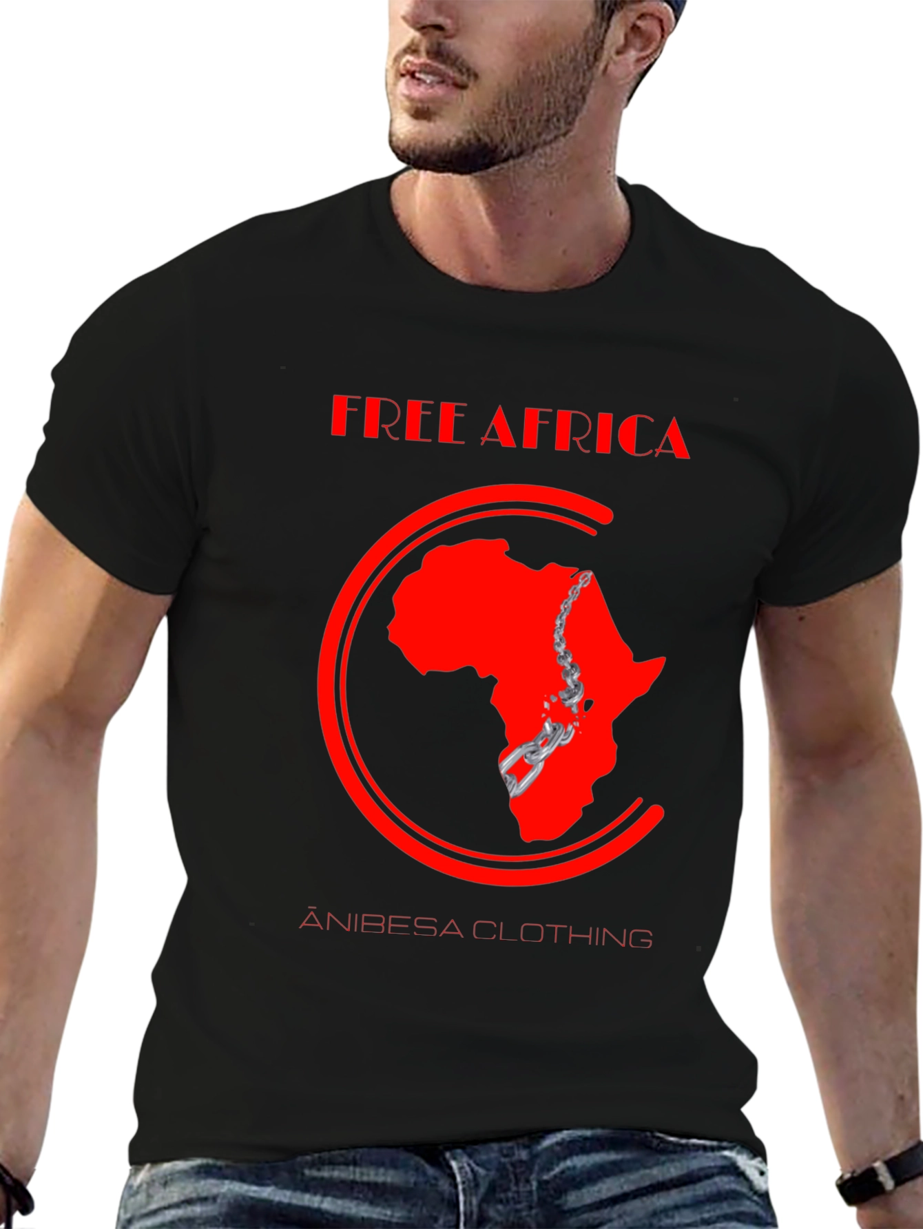 Free Africa T-Shirt - Stylish Graphic Tee