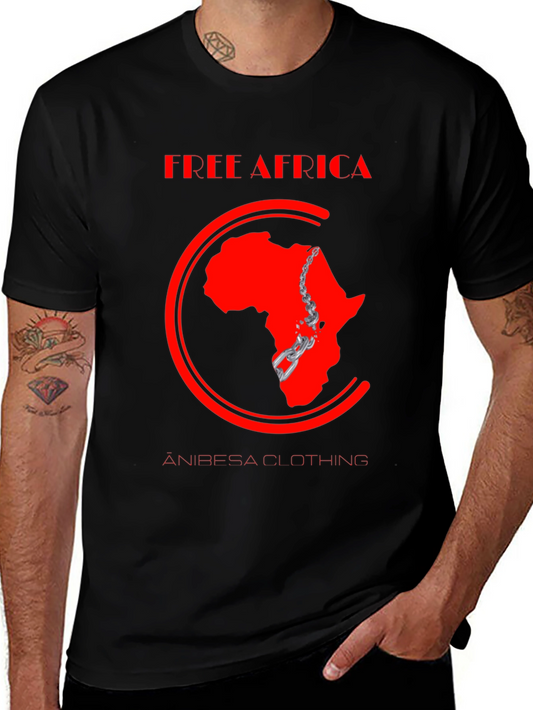 Free Africa T-Shirt - Stylish Graphic Tee