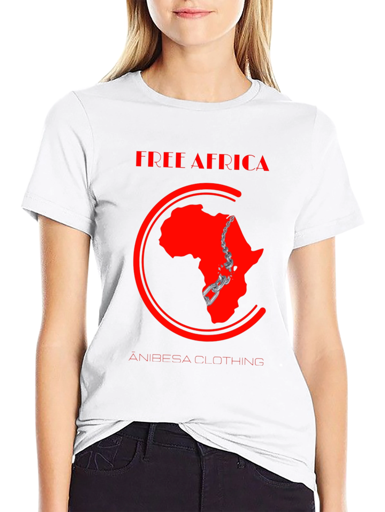 Free Africa T-Shirt - Stylish Graphic Tee