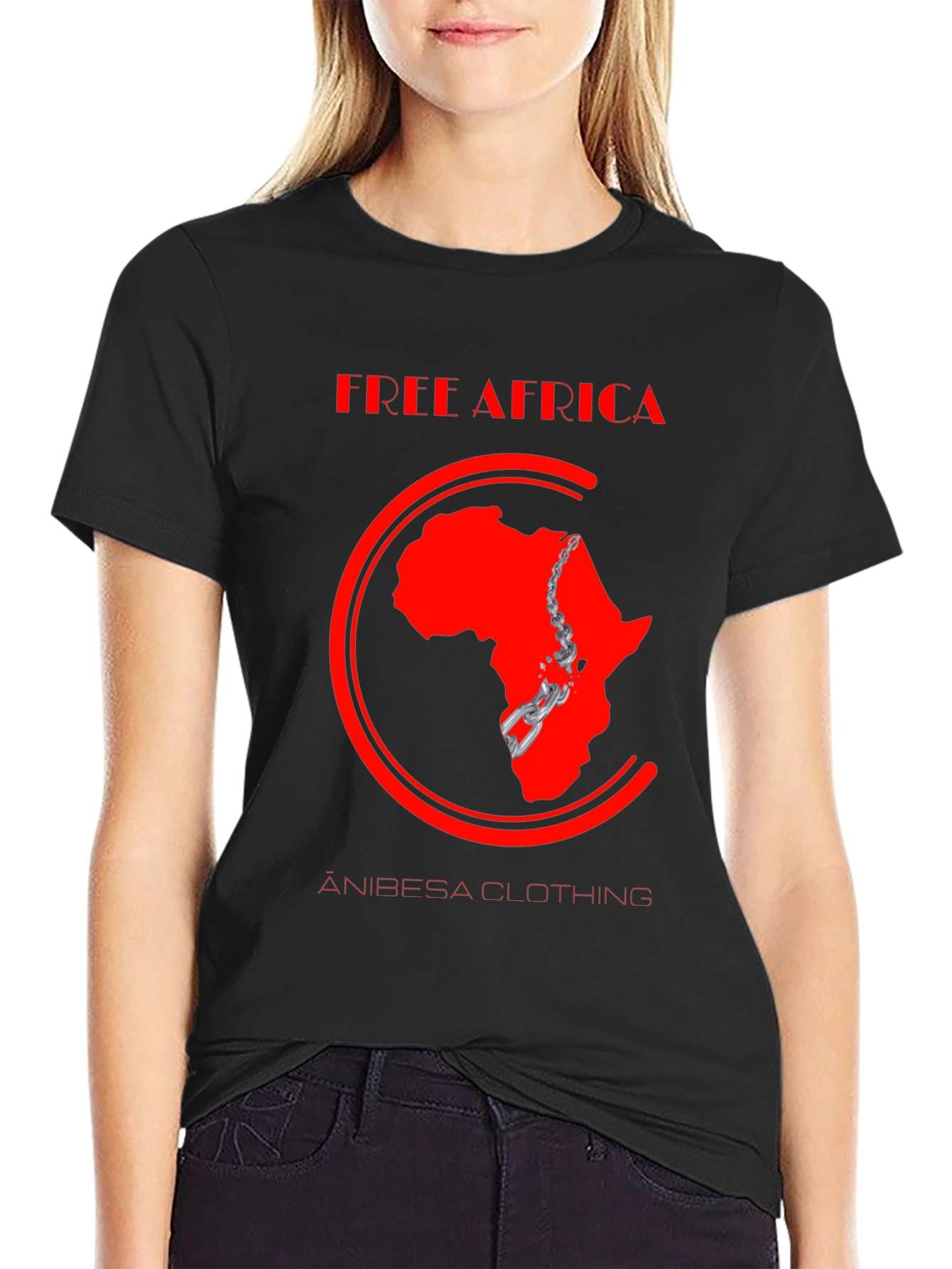 Free Africa T-Shirt - Stylish Graphic Tee