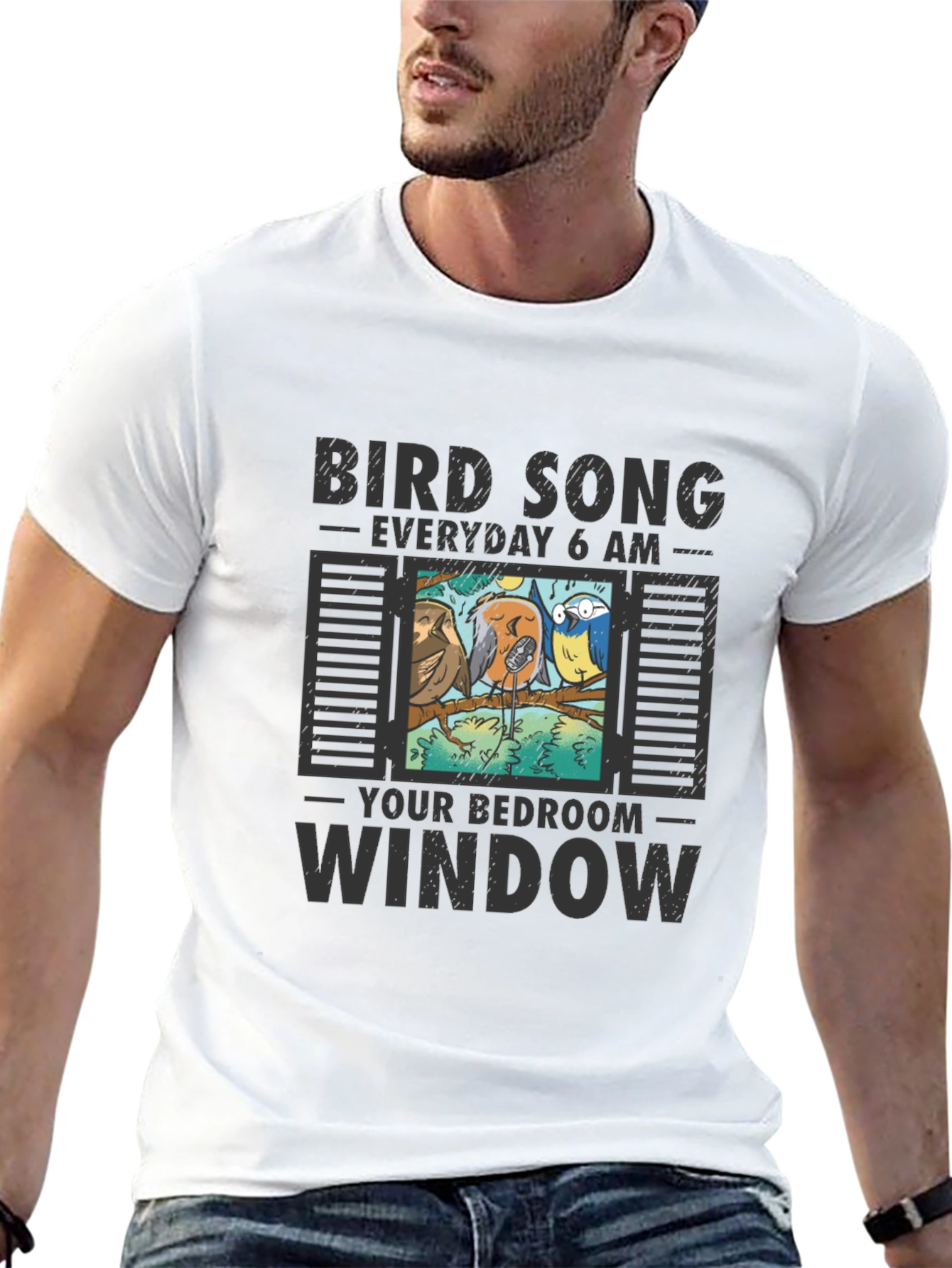 Bird Song Window T-Shirt