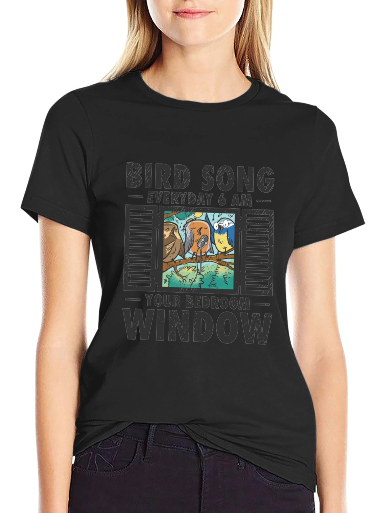 Bird Song Window T-Shirt