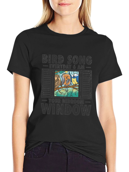 Bird Song Window T-Shirt